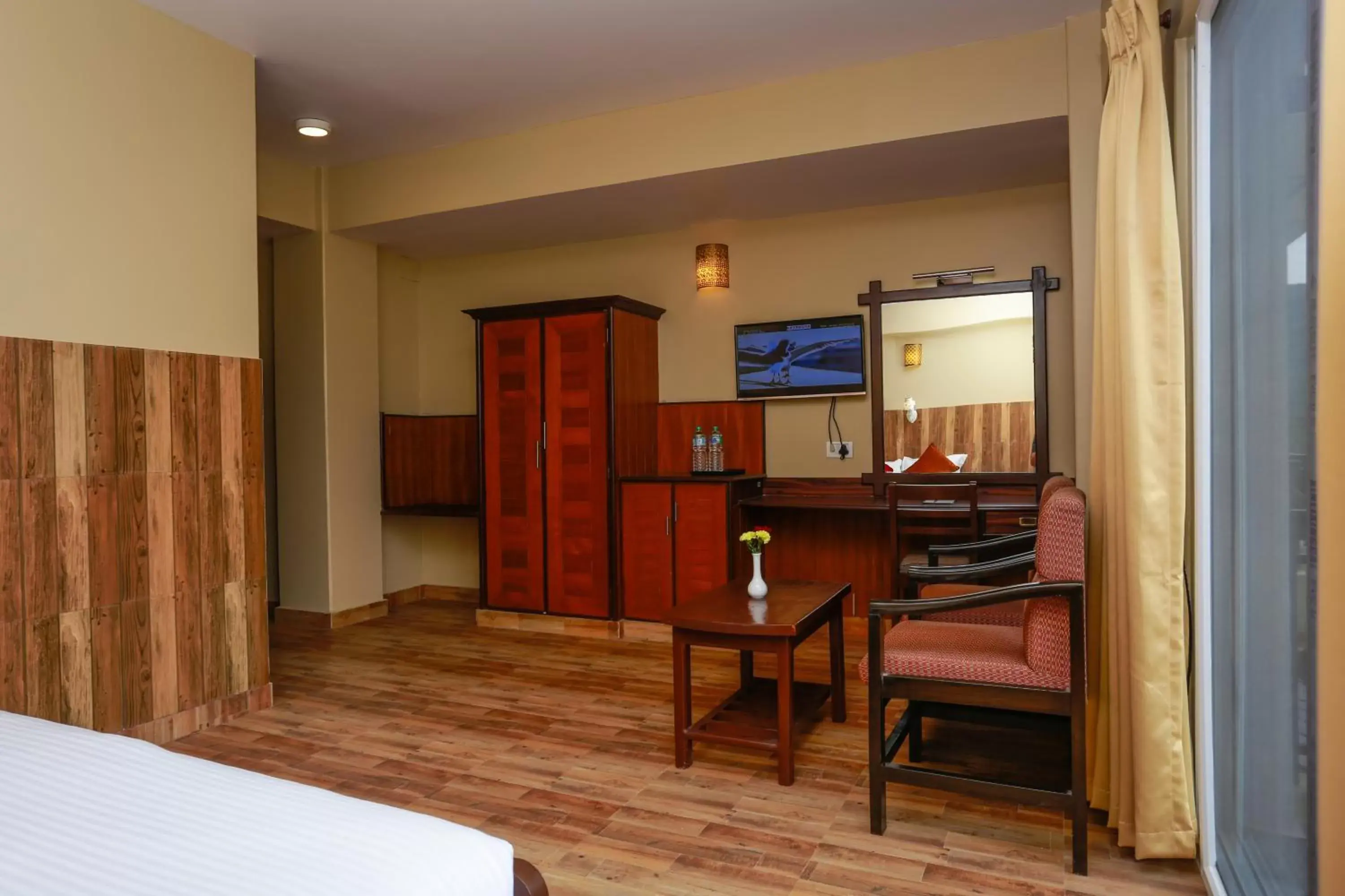 Seating area, TV/Entertainment Center in Pokhara Choice Inn