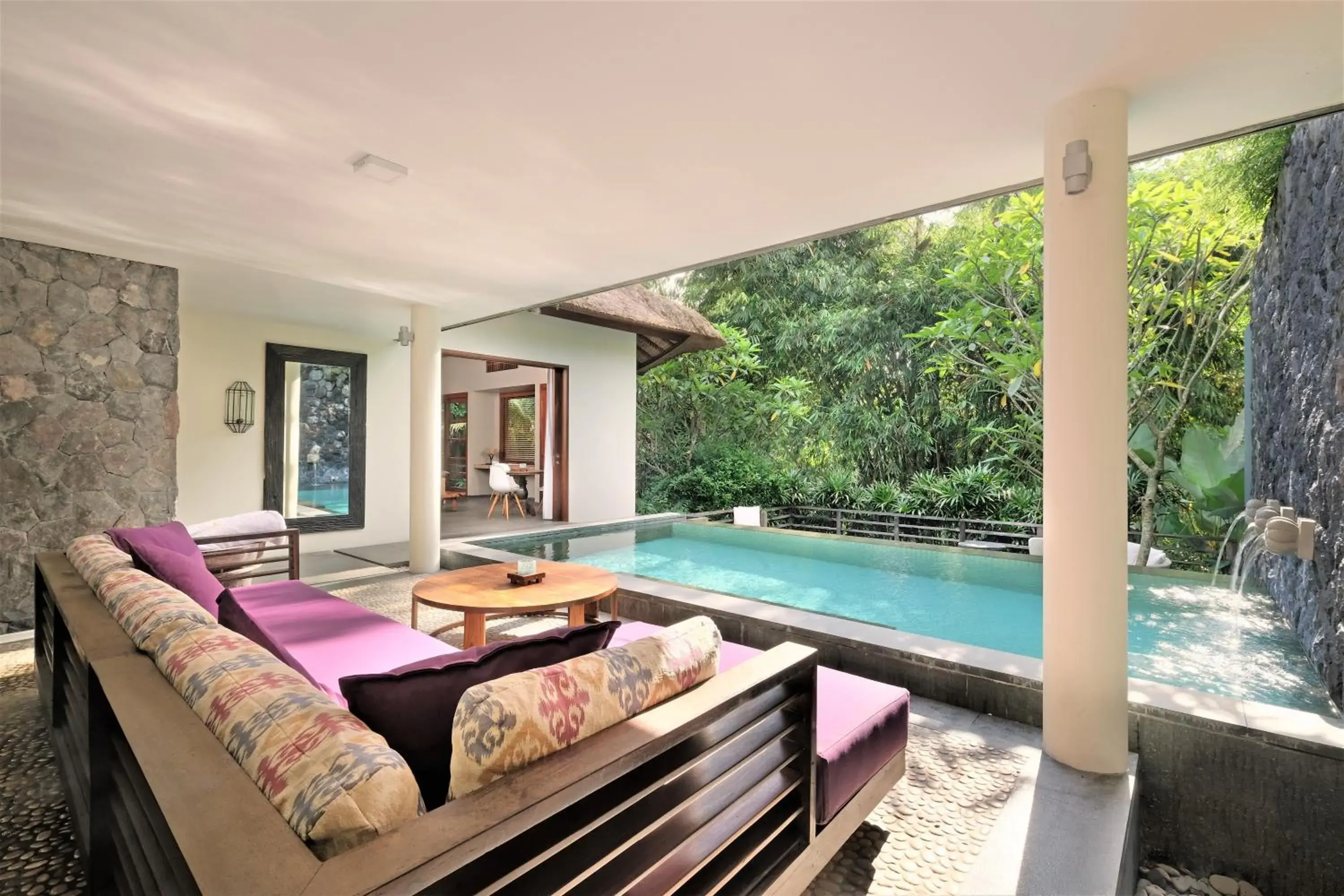 Bedroom, Swimming Pool in The Purist Villas & Spa Ubud