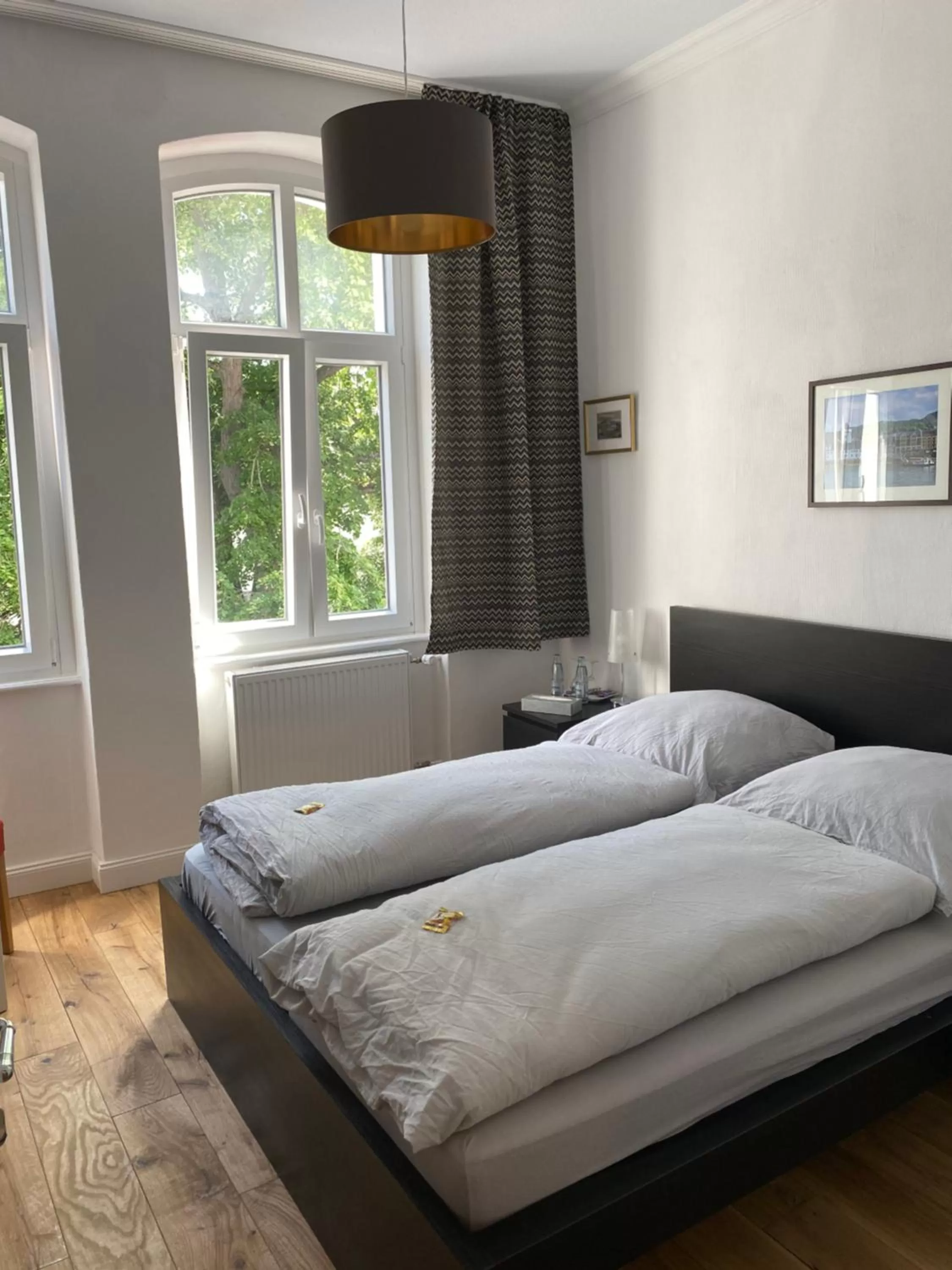 Bed in Pension Zur Fähre