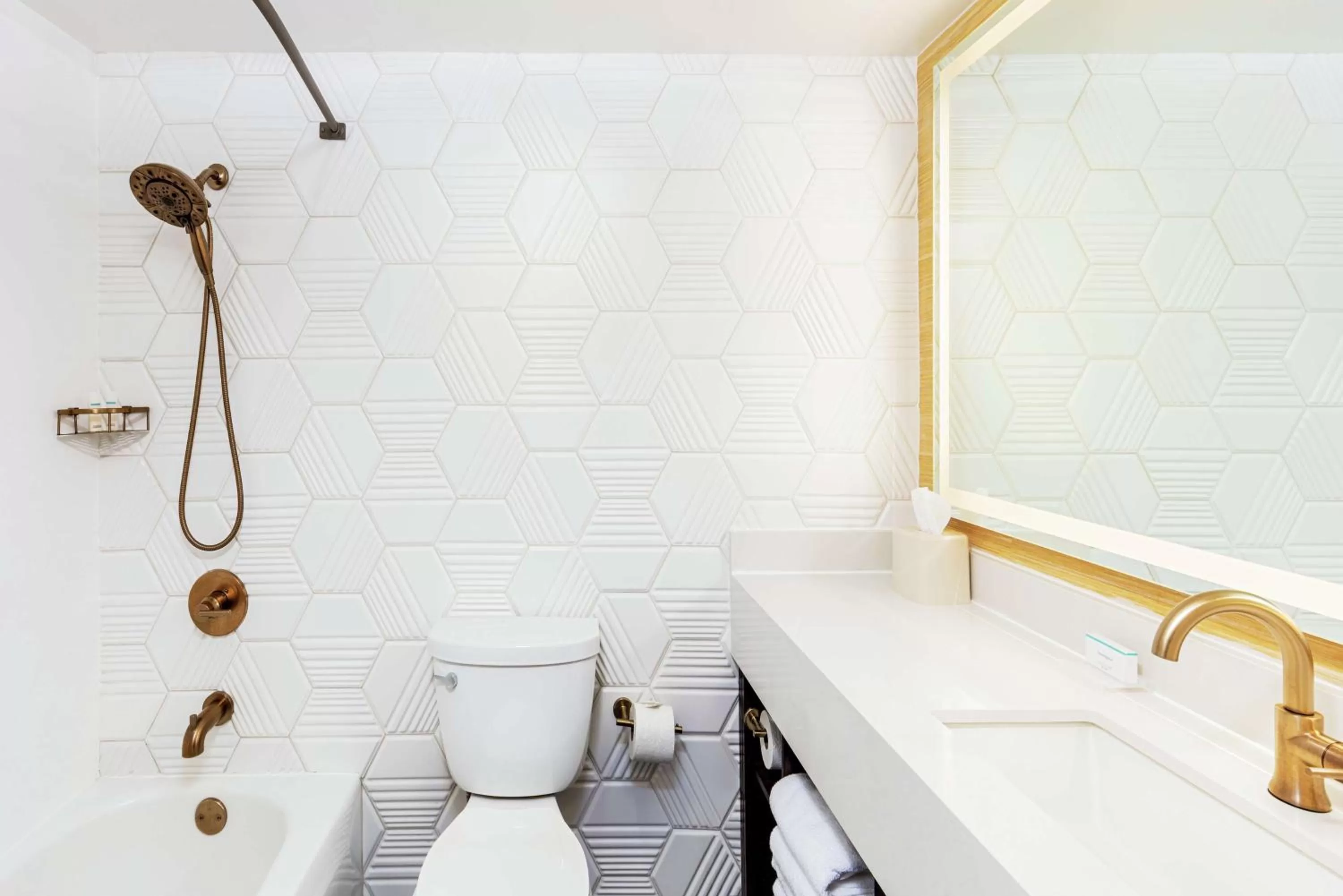 Bathroom in Hilton Garden Inn Los Angeles / Hollywood