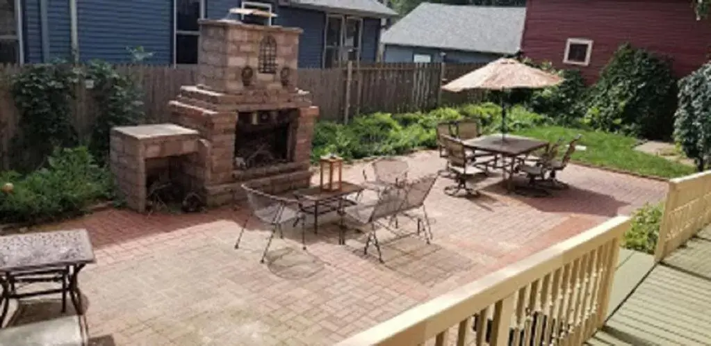 Patio in Historic Victorian Inn