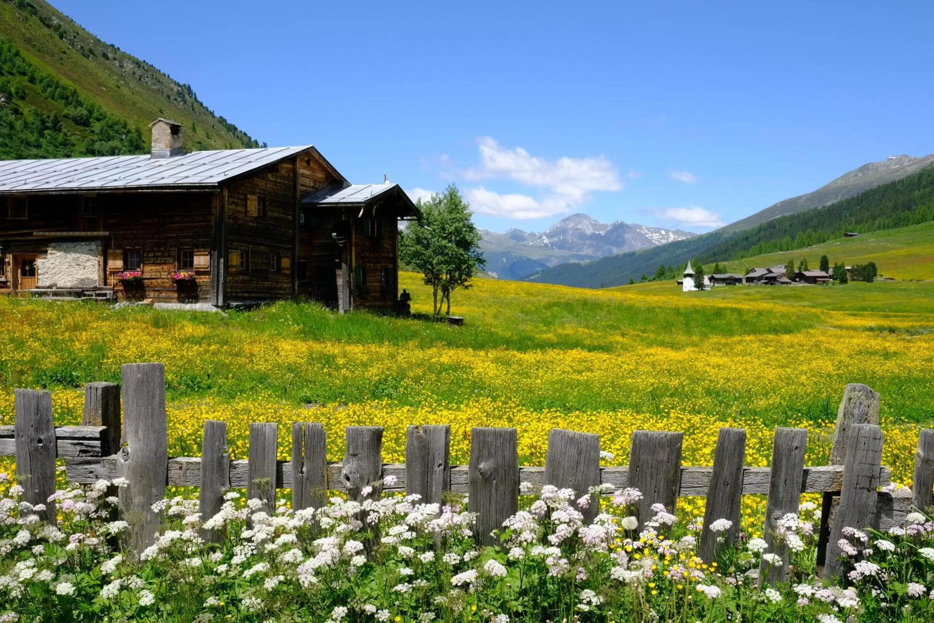 Natural landscape in Hotel Piz Buin Klosters