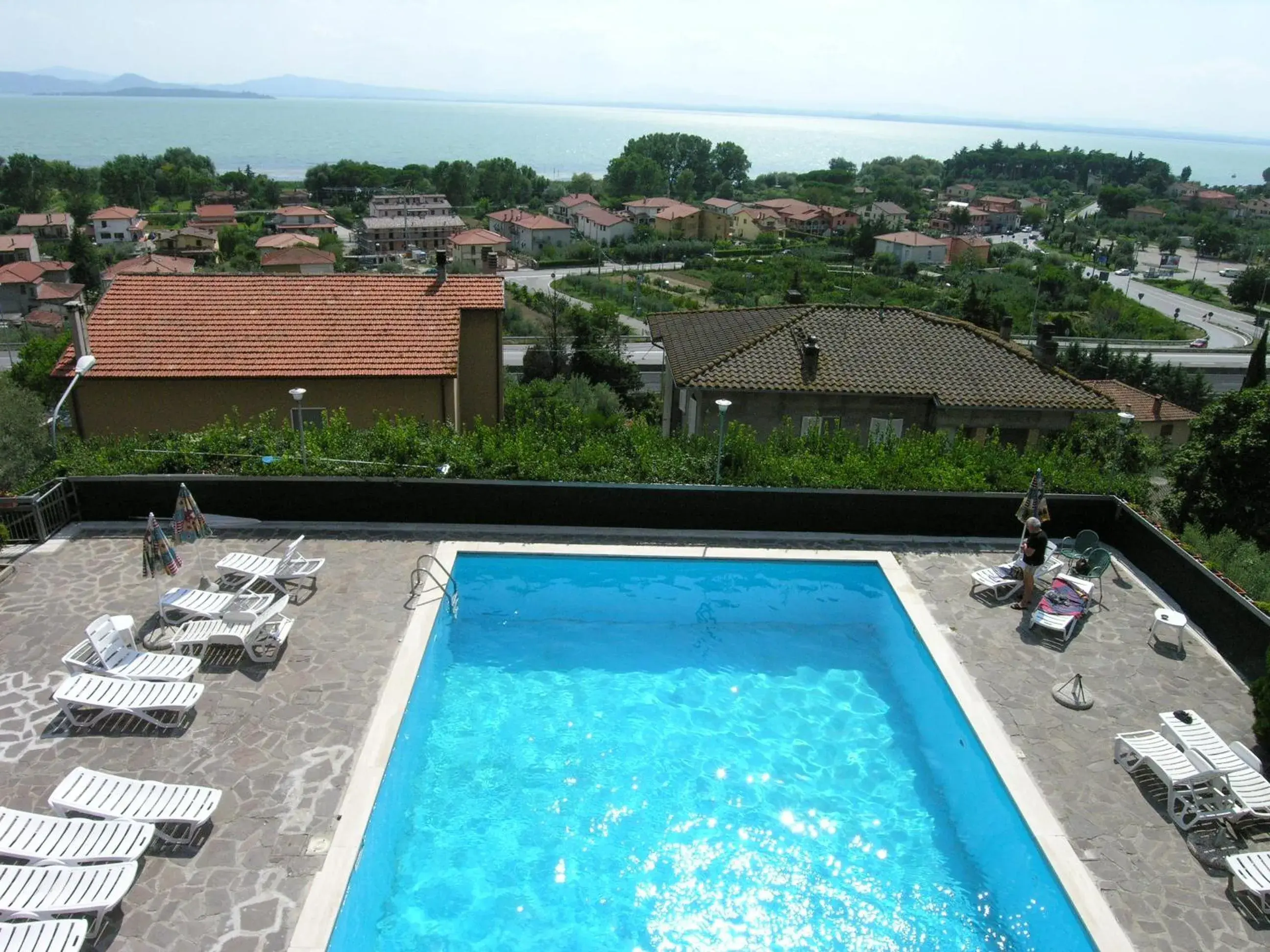 Pool View in Hotel Cavalieri