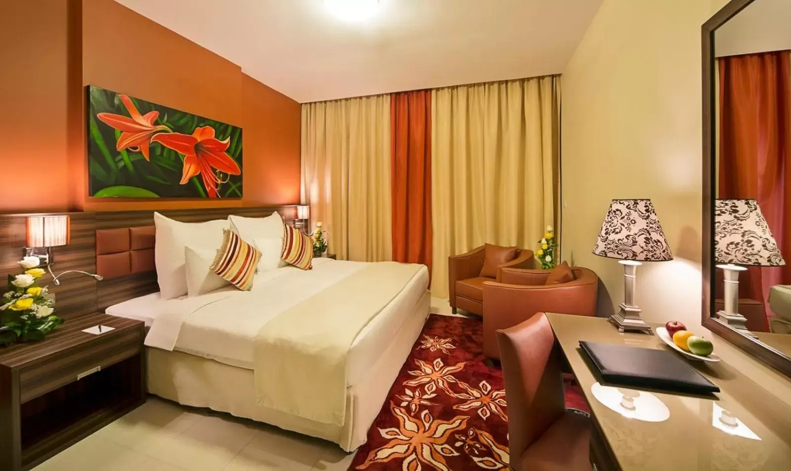 Bedroom, Bed in Abidos Hotel Apartment Dubai Land