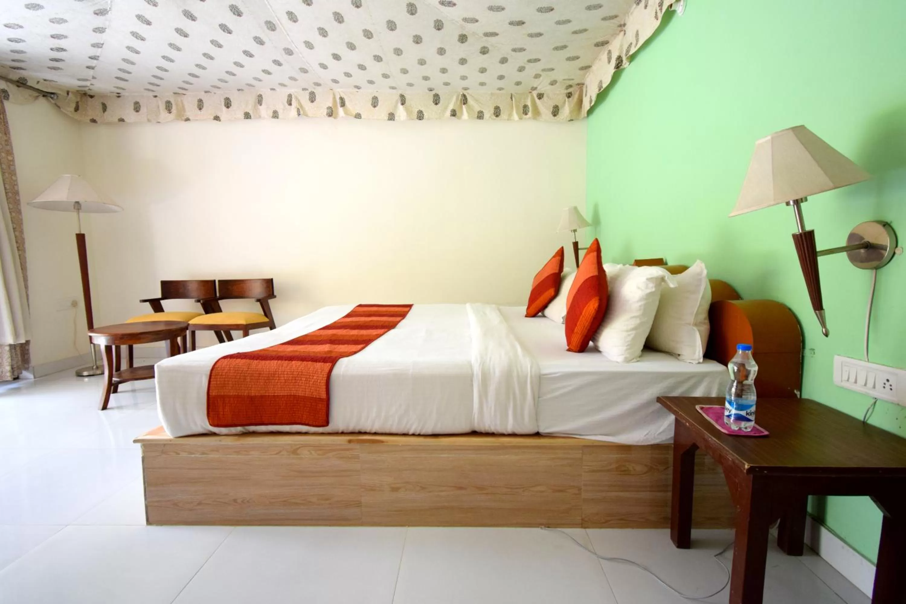 Bed in Sultan Bagh Resort by The Sky Imperial