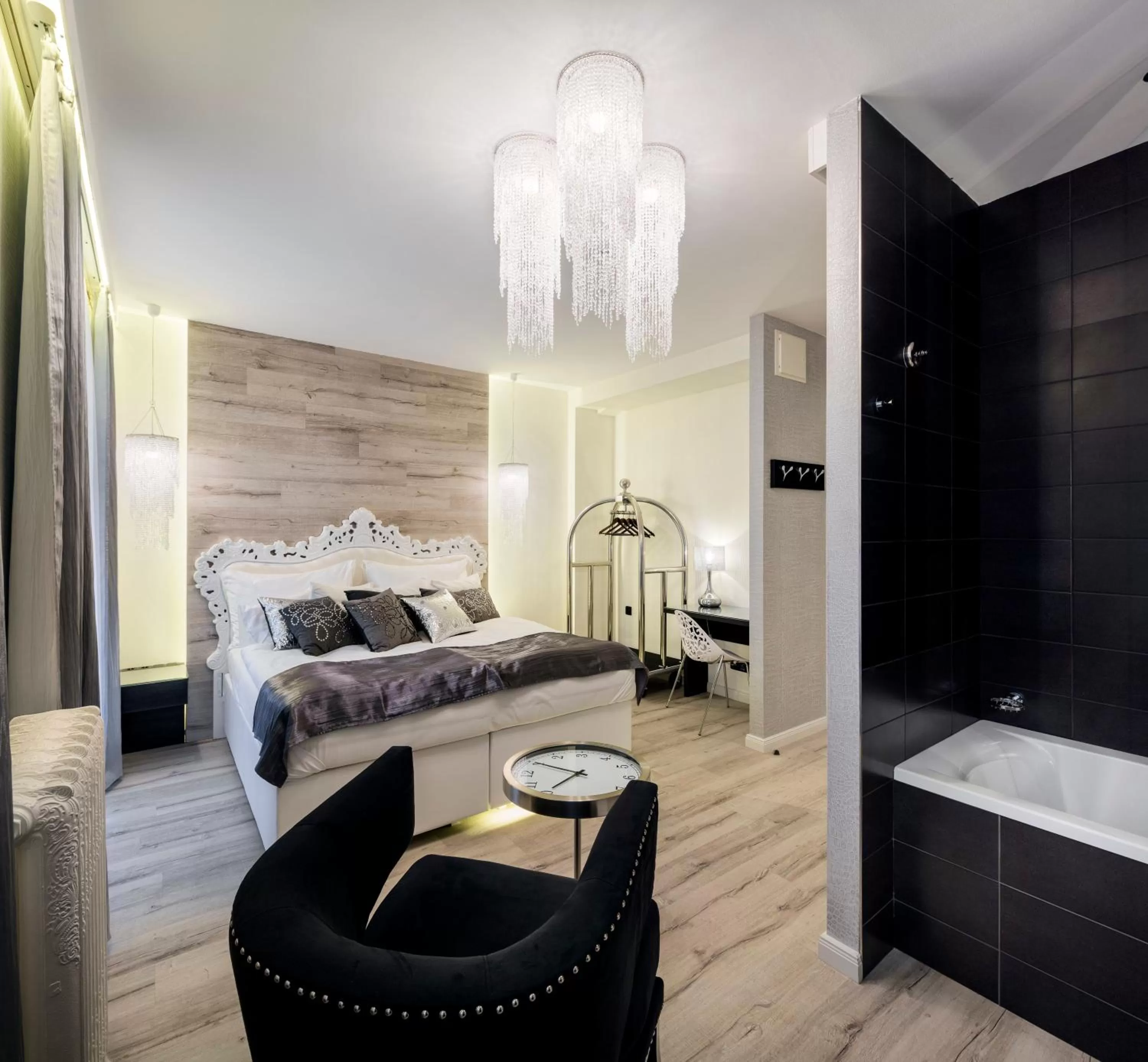 Bedroom, Bed in Pytloun Imperial Design Suites