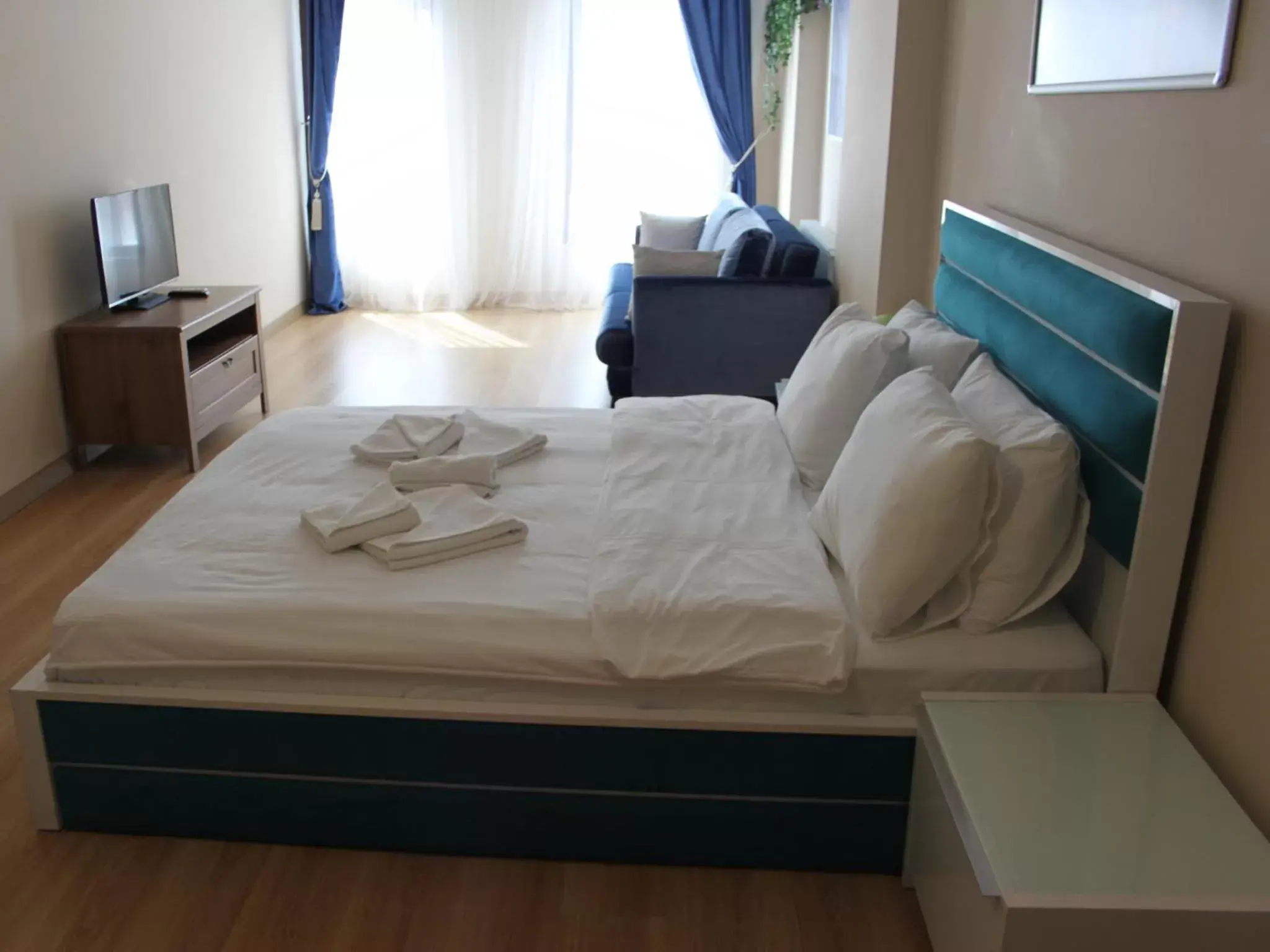 Bed in Kupeli Hotel