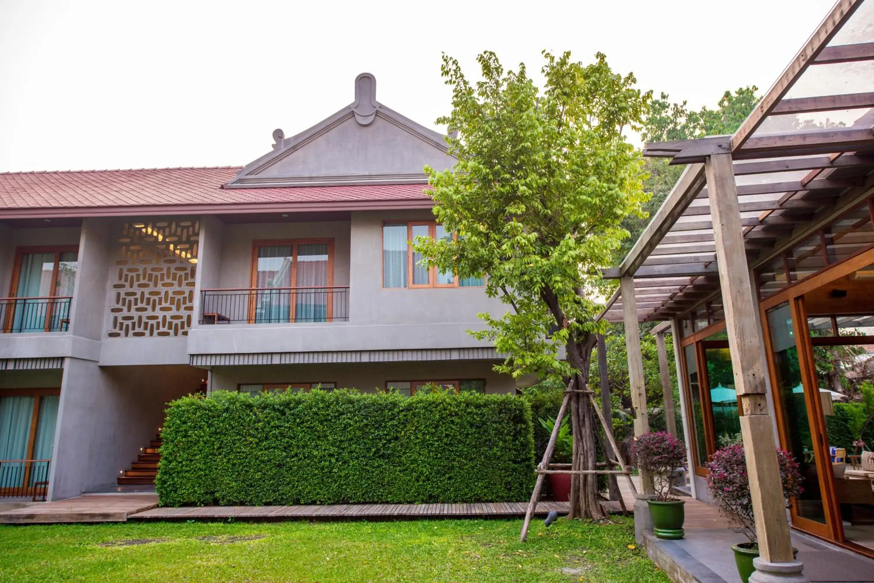 Balcony/Terrace, Property Building in Chu Hotel