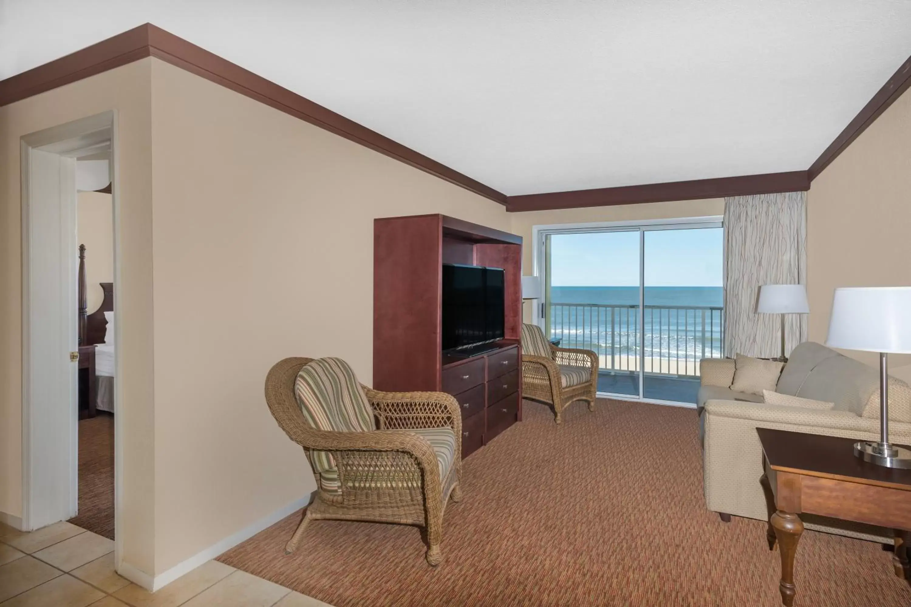 Seating Area in Days Inn by Wyndham Ocean City Oceanfront