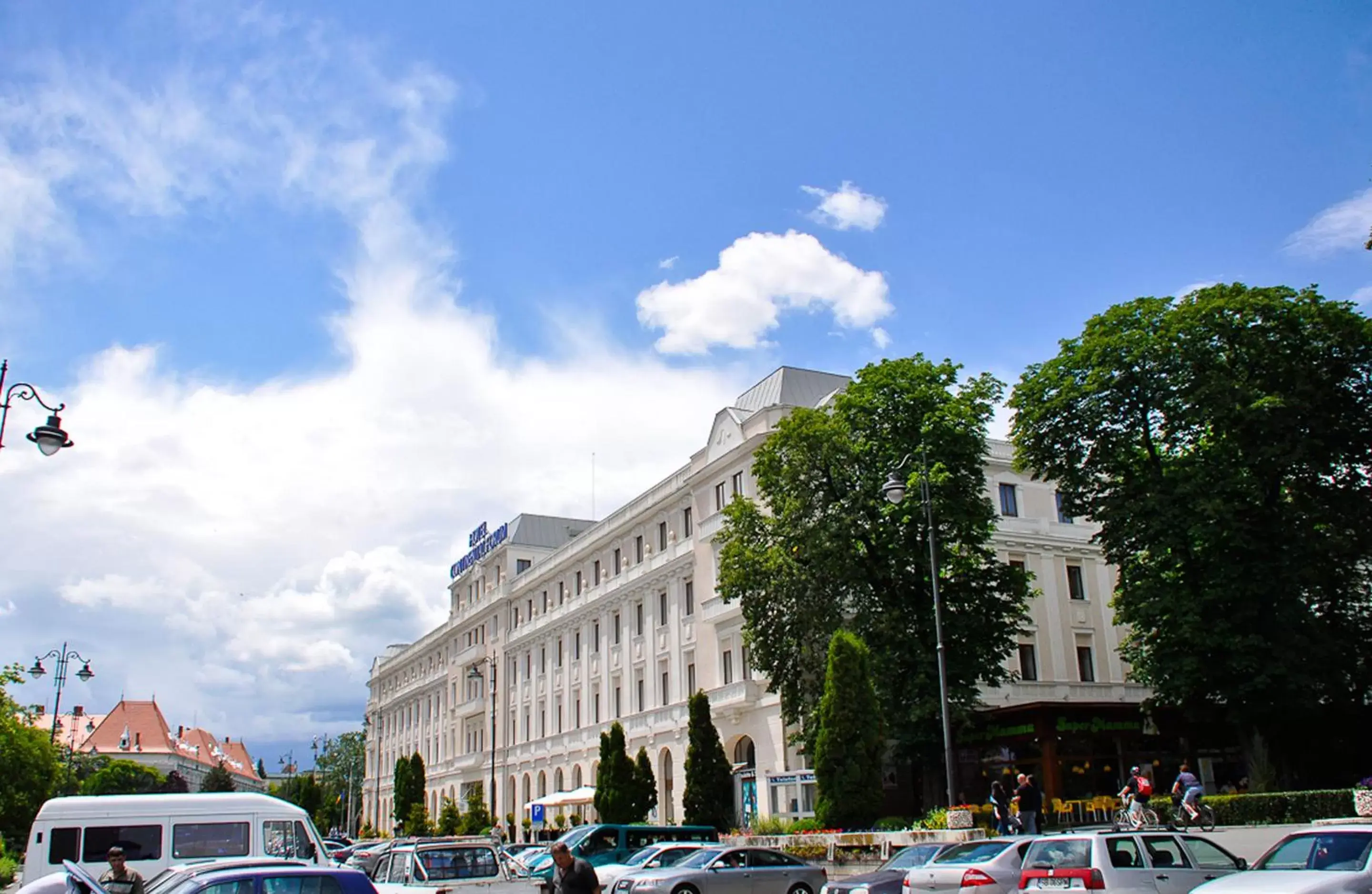 Street view, Property Building in Continental Forum Sibiu