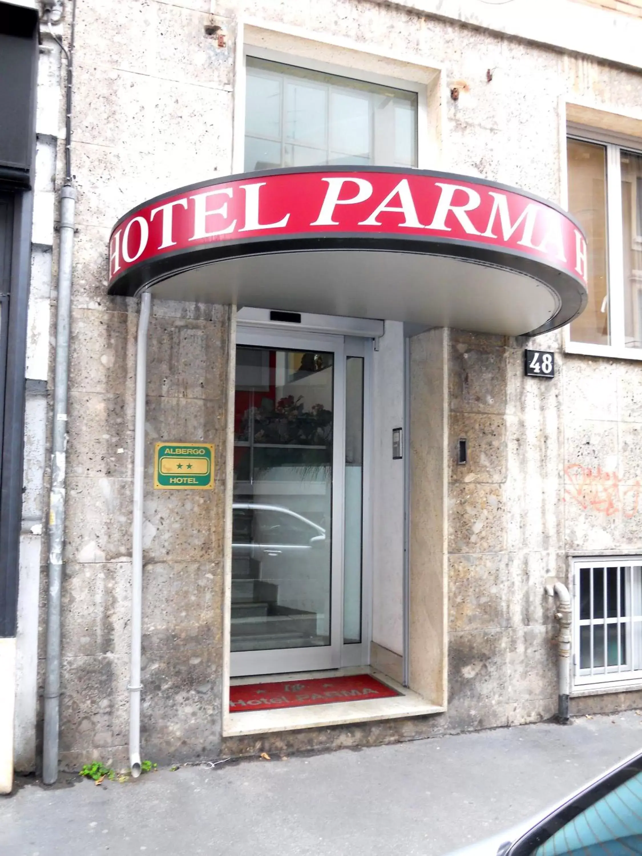 Property building in Hotel Parma