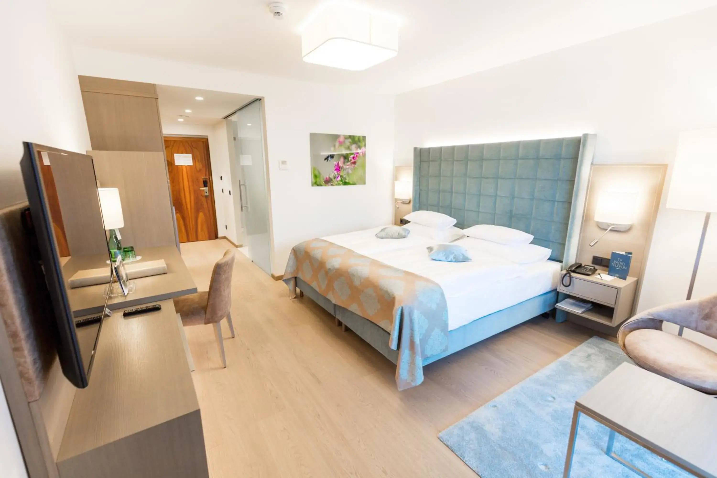 Double Room Parkallee with Park View - single occupancy in Hotel Warmbaderhof Double Room Parkallee with Park View - single occupancy in Hotel Warmbaderhof