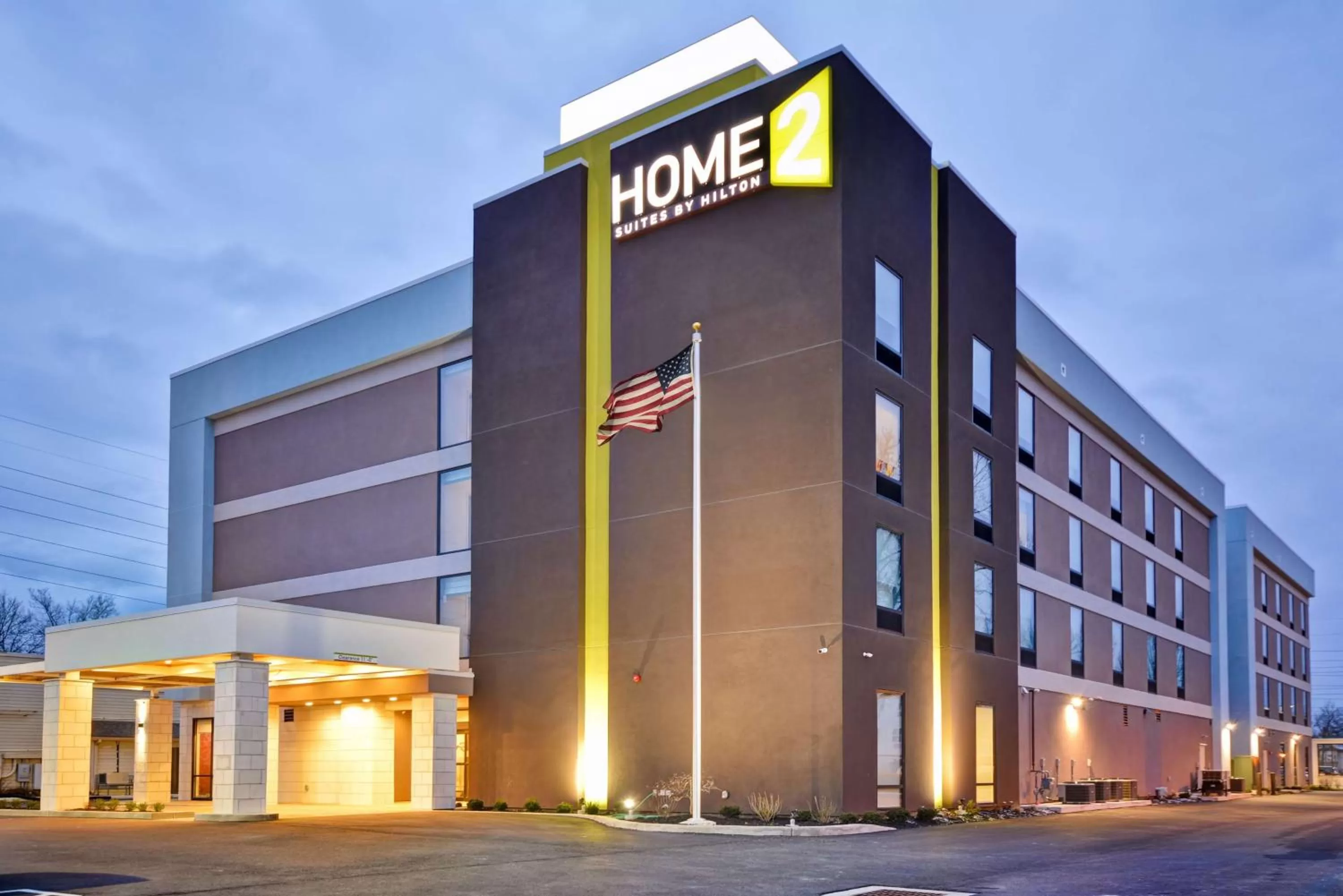 Property building in Home2 Suites By Hilton Columbus Airport East Broad
