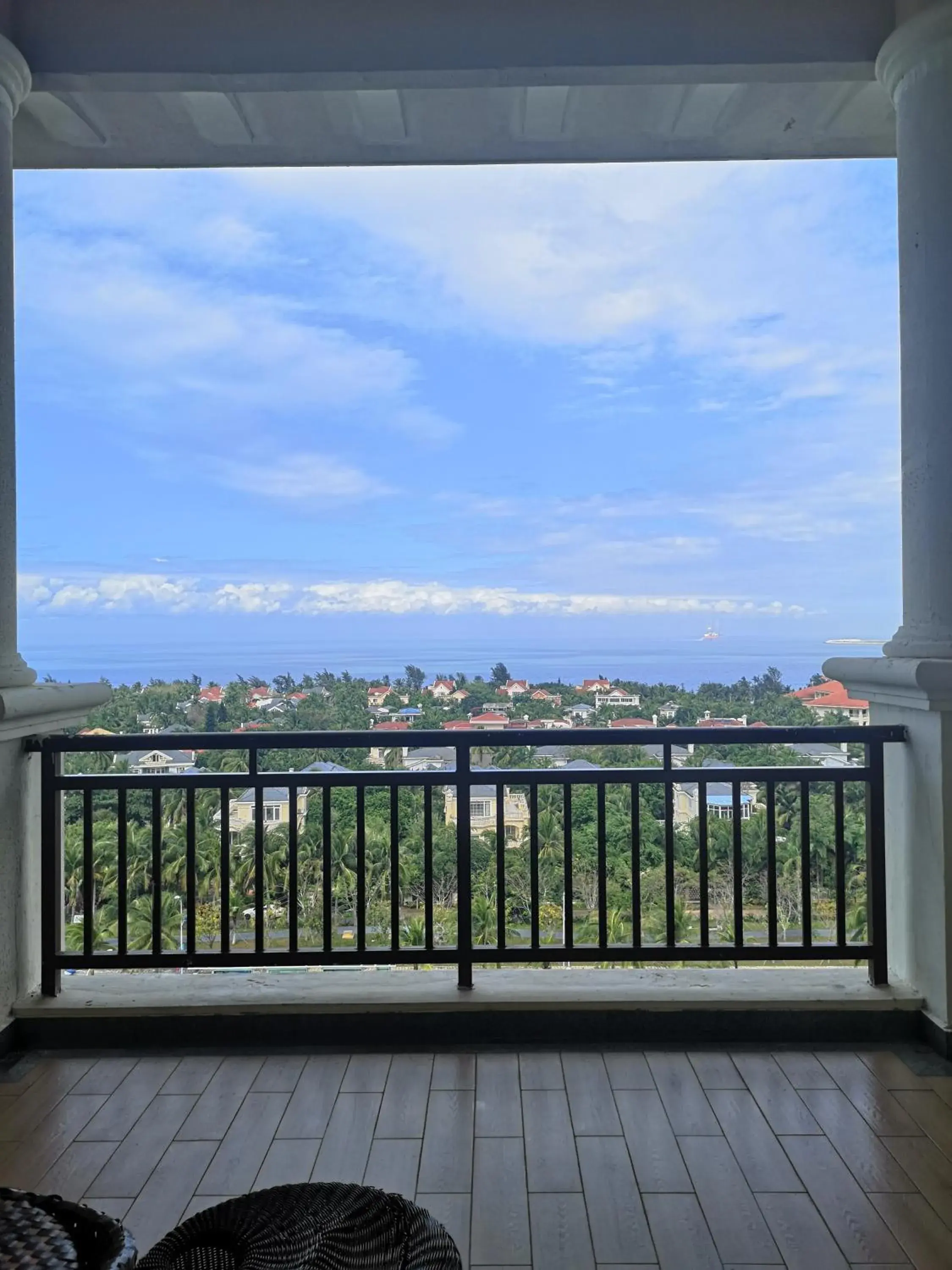 Balcony/Terrace in Holiday Inn Express Haikou West Coast, an IHG Hotel