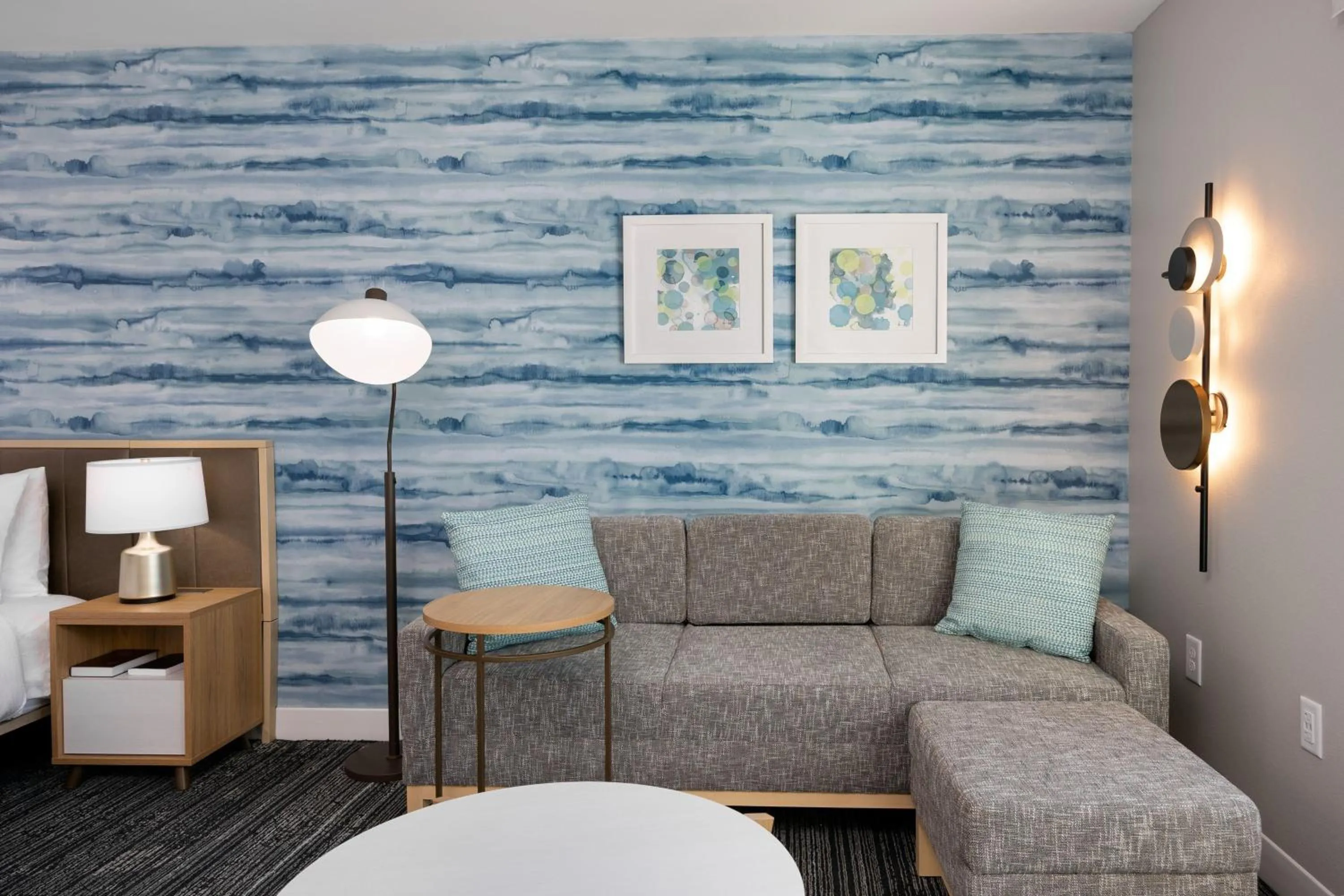 Living room in TownePlace Suites by Marriott Canton Riverstone Parkway