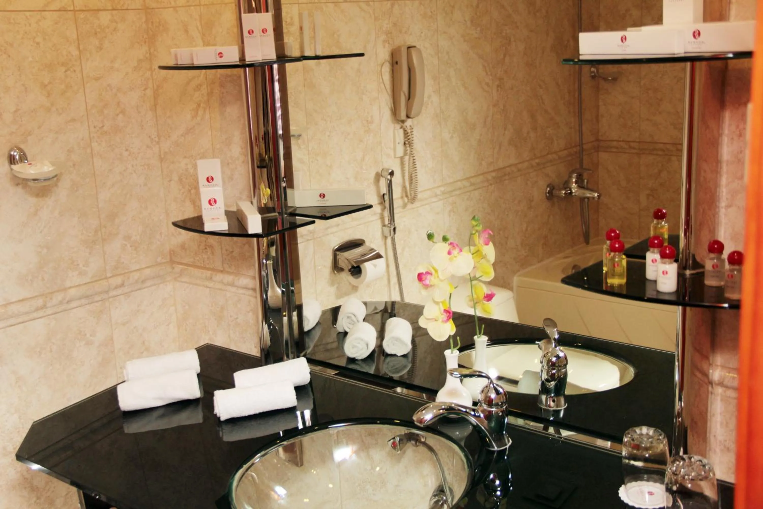 Bathroom in Ramada by Wyndham Tashkent