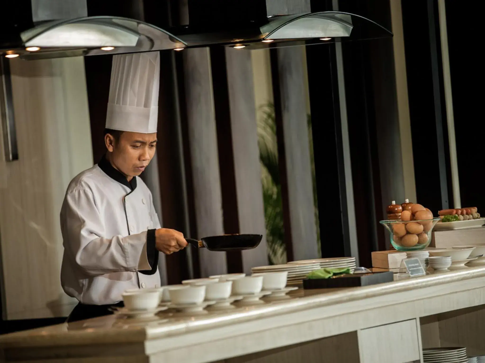 Staff, Food in Hotel Santika Pekalongan