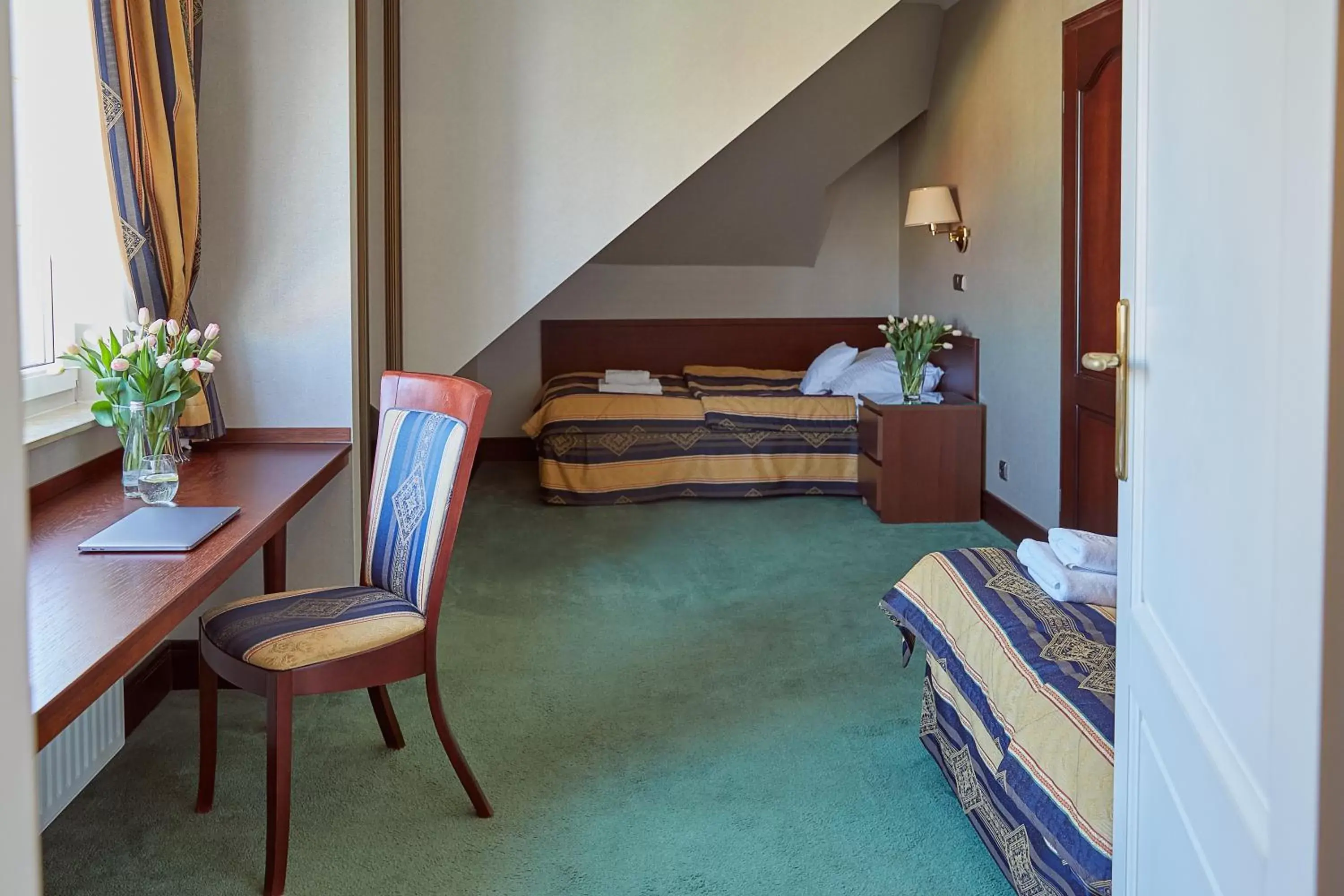 Bed in Hotel Villa Eva