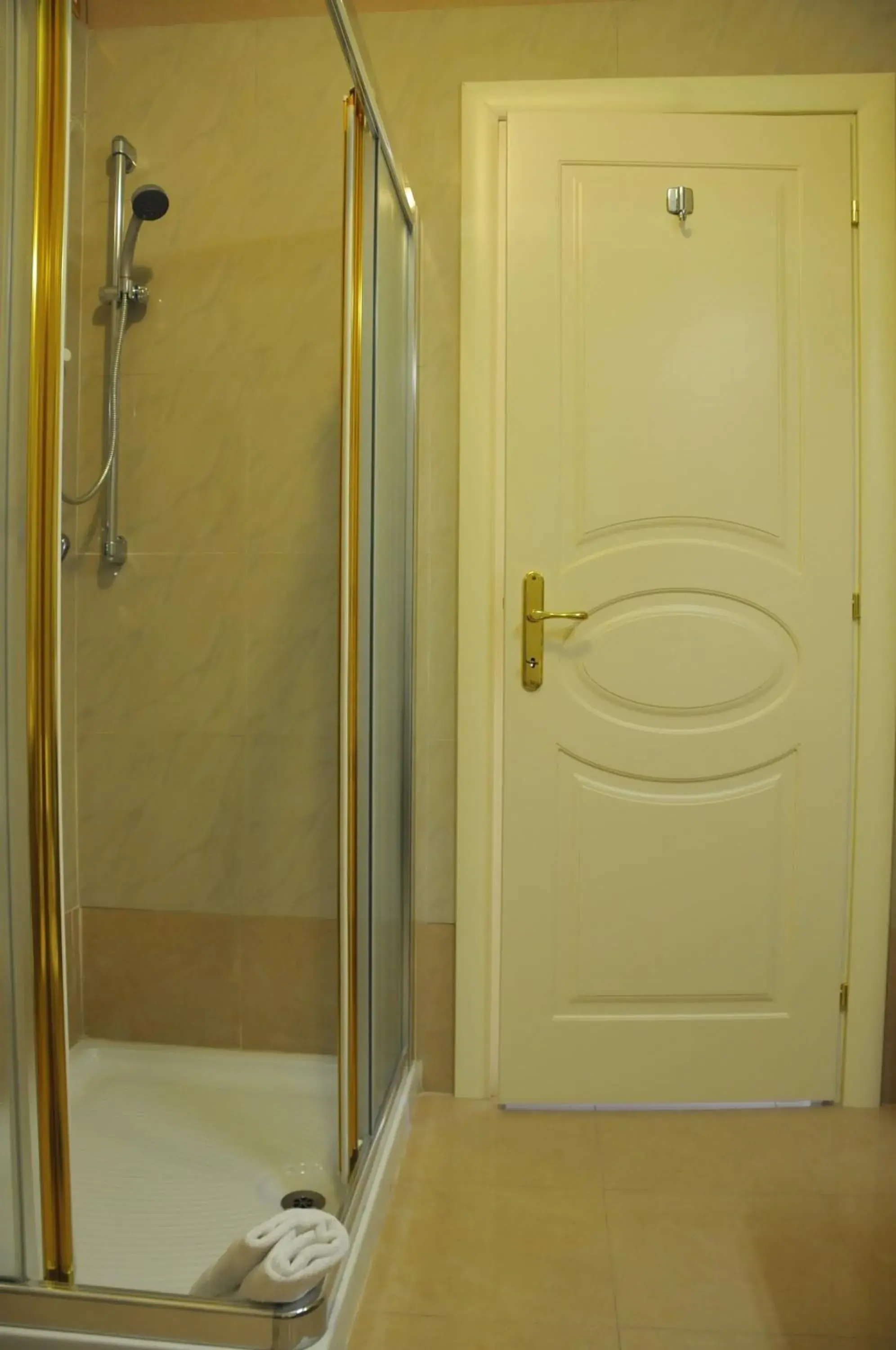 Shower, Bathroom in Hotel Verdi