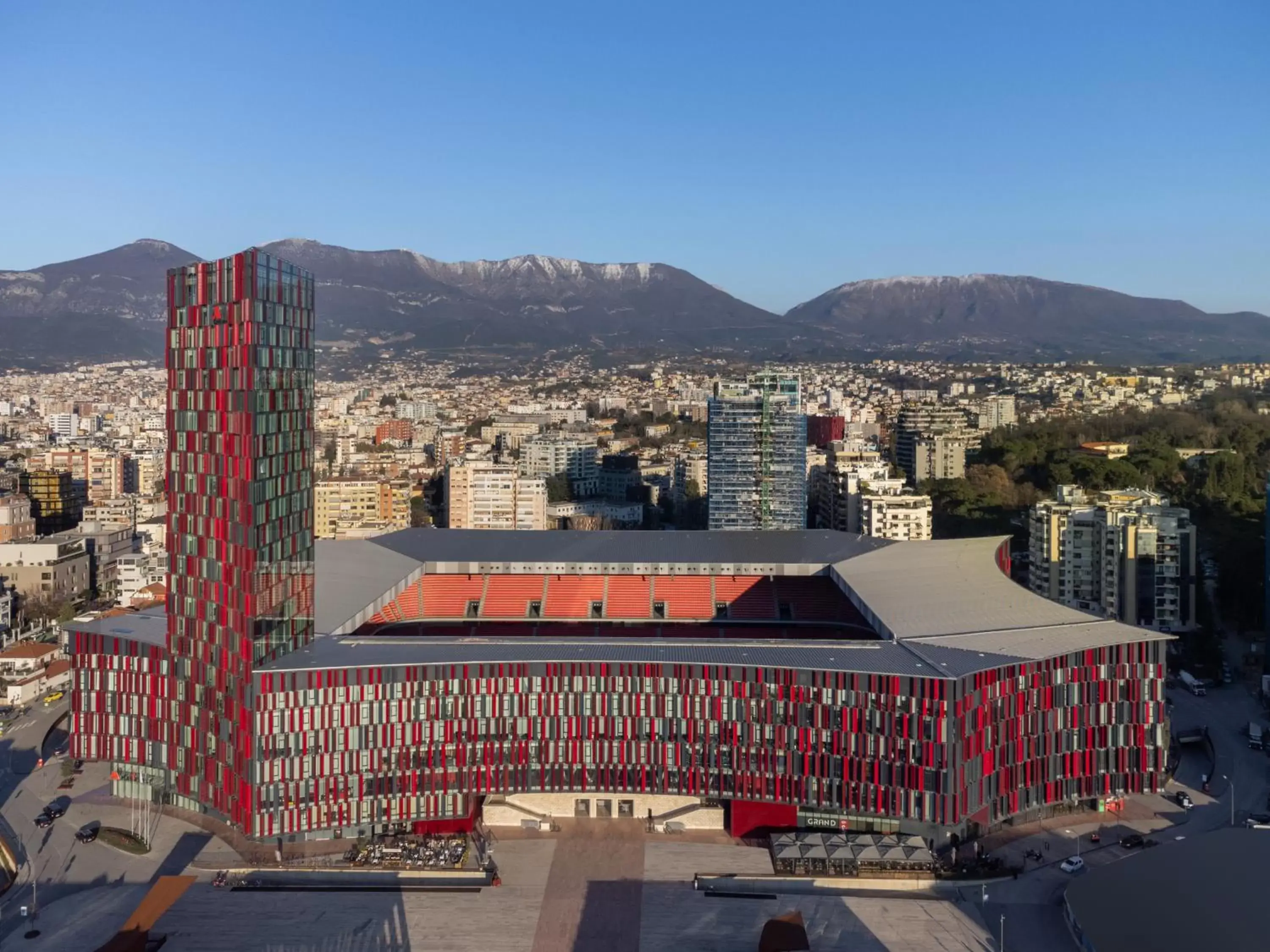 Property building in Tirana Marriott Hotel