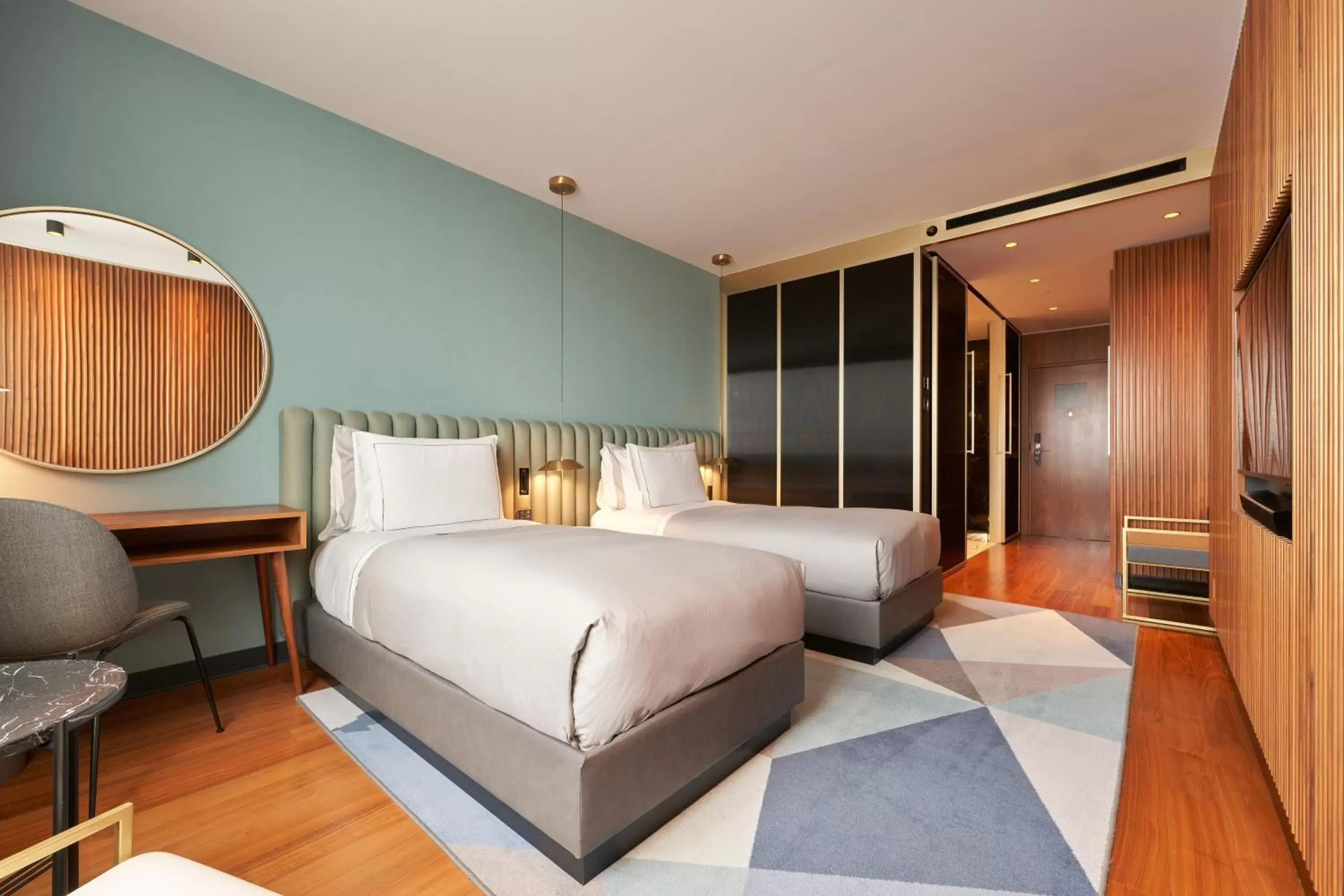 Bed in Hotel SOFIA Barcelona, in The Unbound Collection by Hyatt