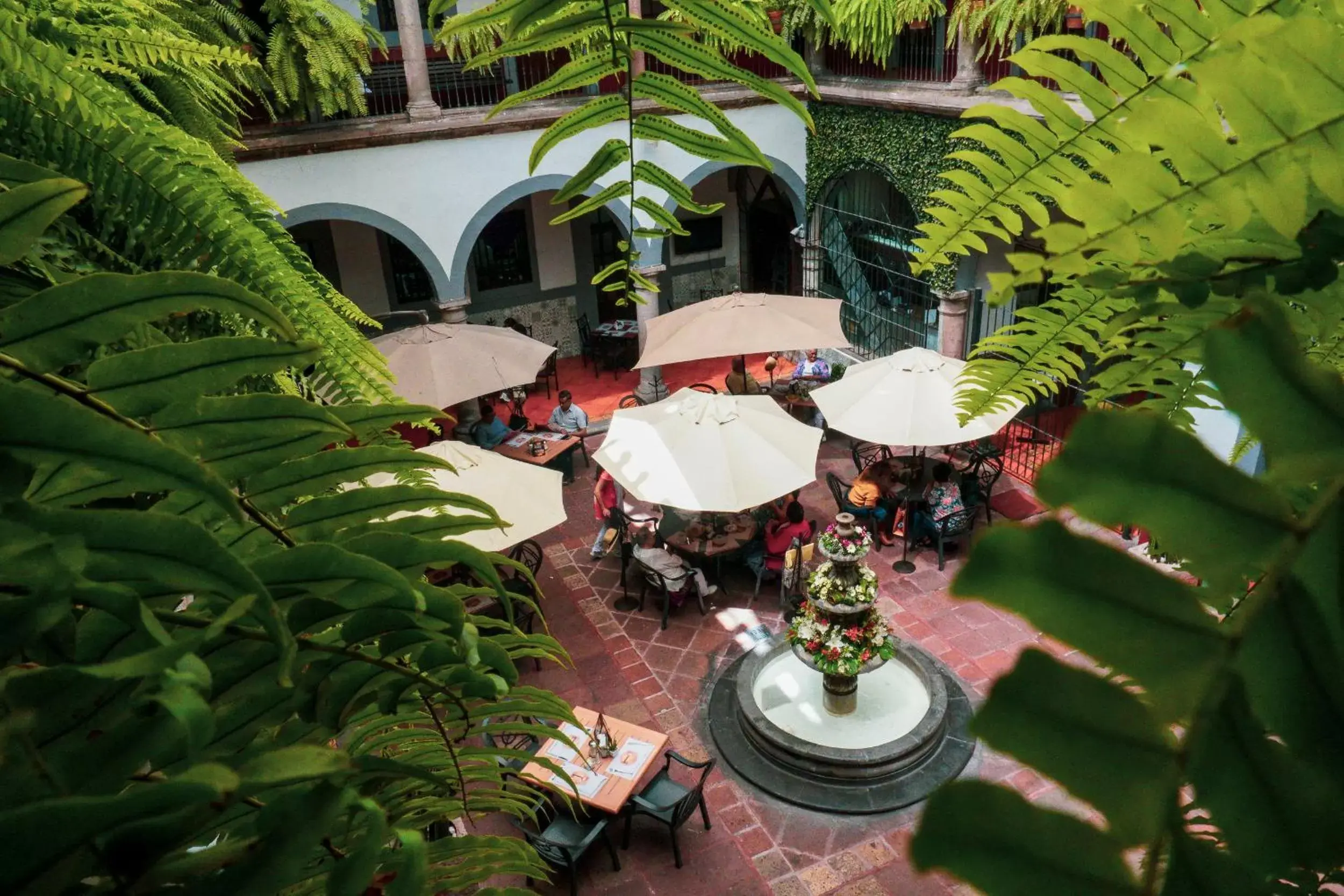 Patio in Hotel Hidalgo