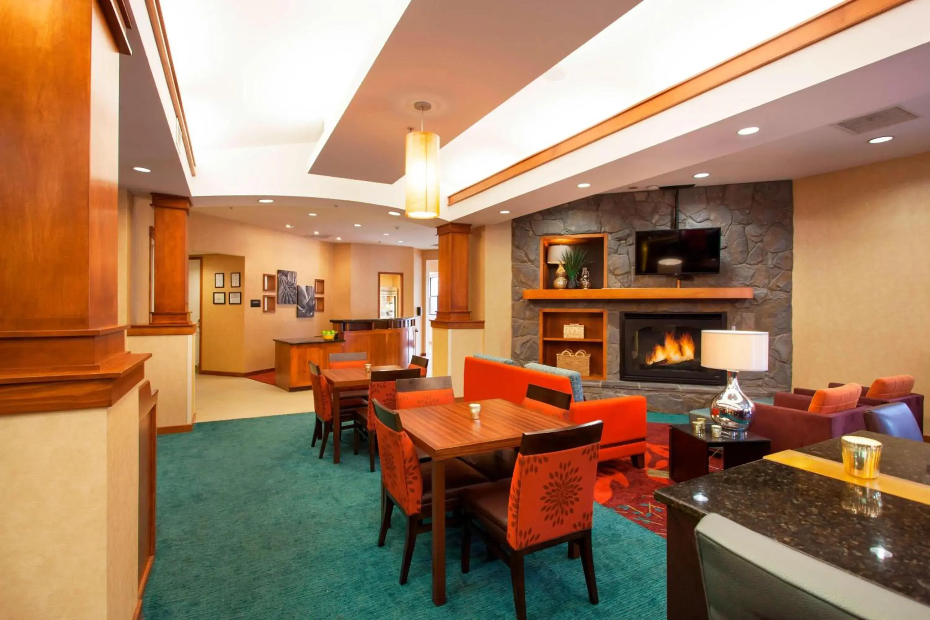 Lobby or reception, Restaurant/Places to Eat in Residence Inn Phoenix Goodyear