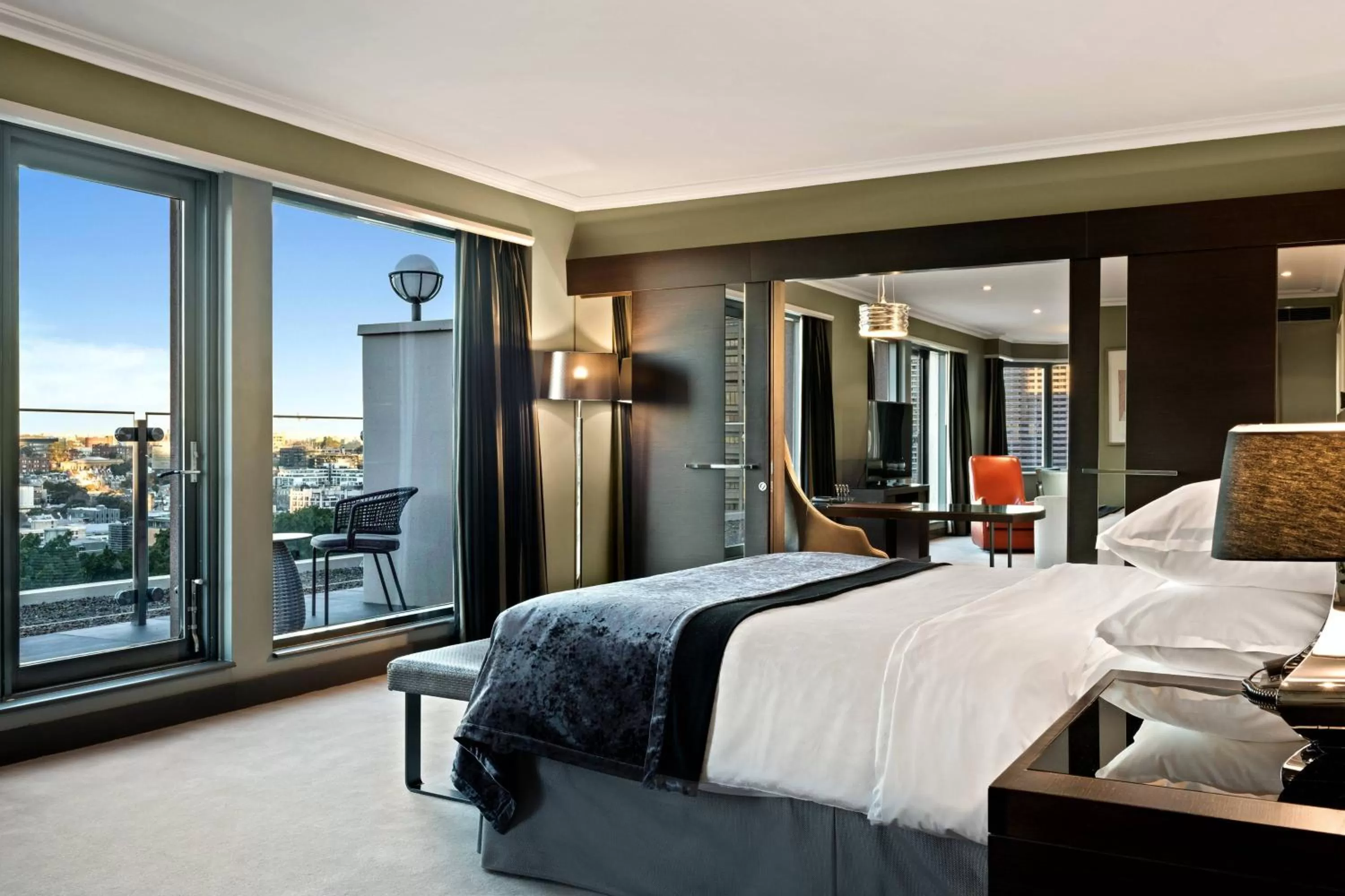 Bedroom, Bed in Sheraton Grand Sydney Hyde Park