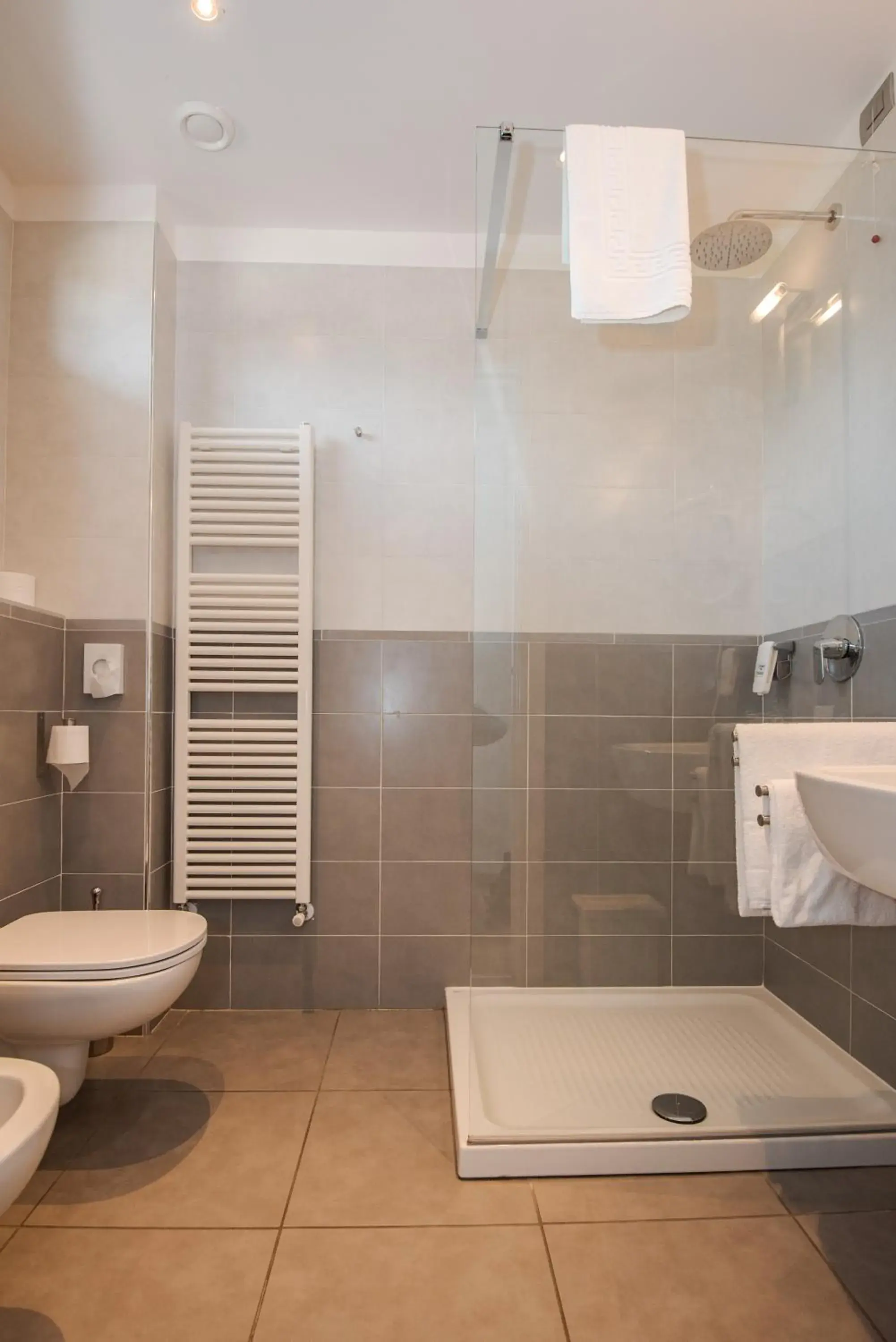 Shower, Bathroom in Hotel Vischi