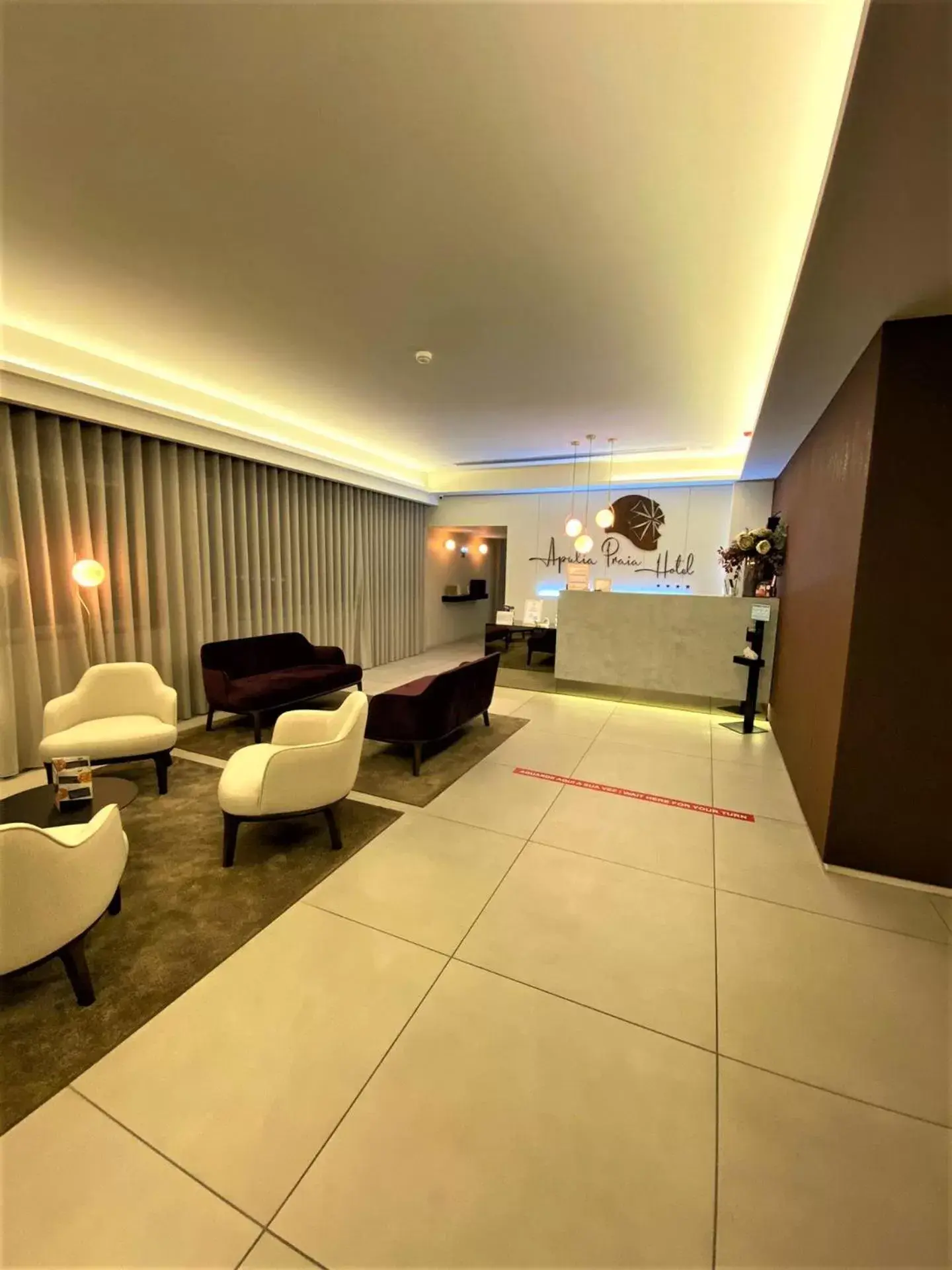 Lobby or reception in Apulia Praia Hotel