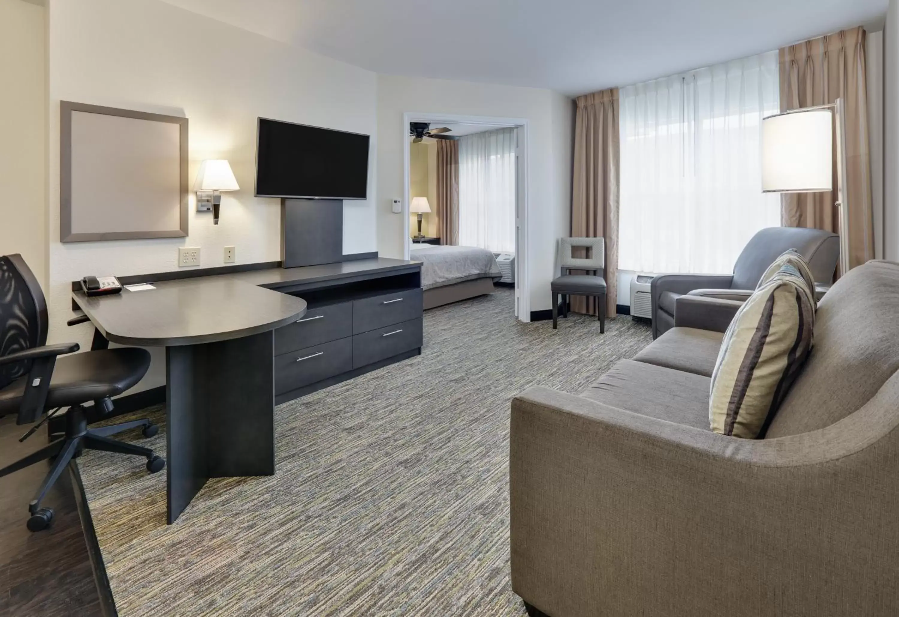 Photo of the whole room, Seating Area in Candlewood Suites Dallas Market Center-Love Field, an IHG Hotel