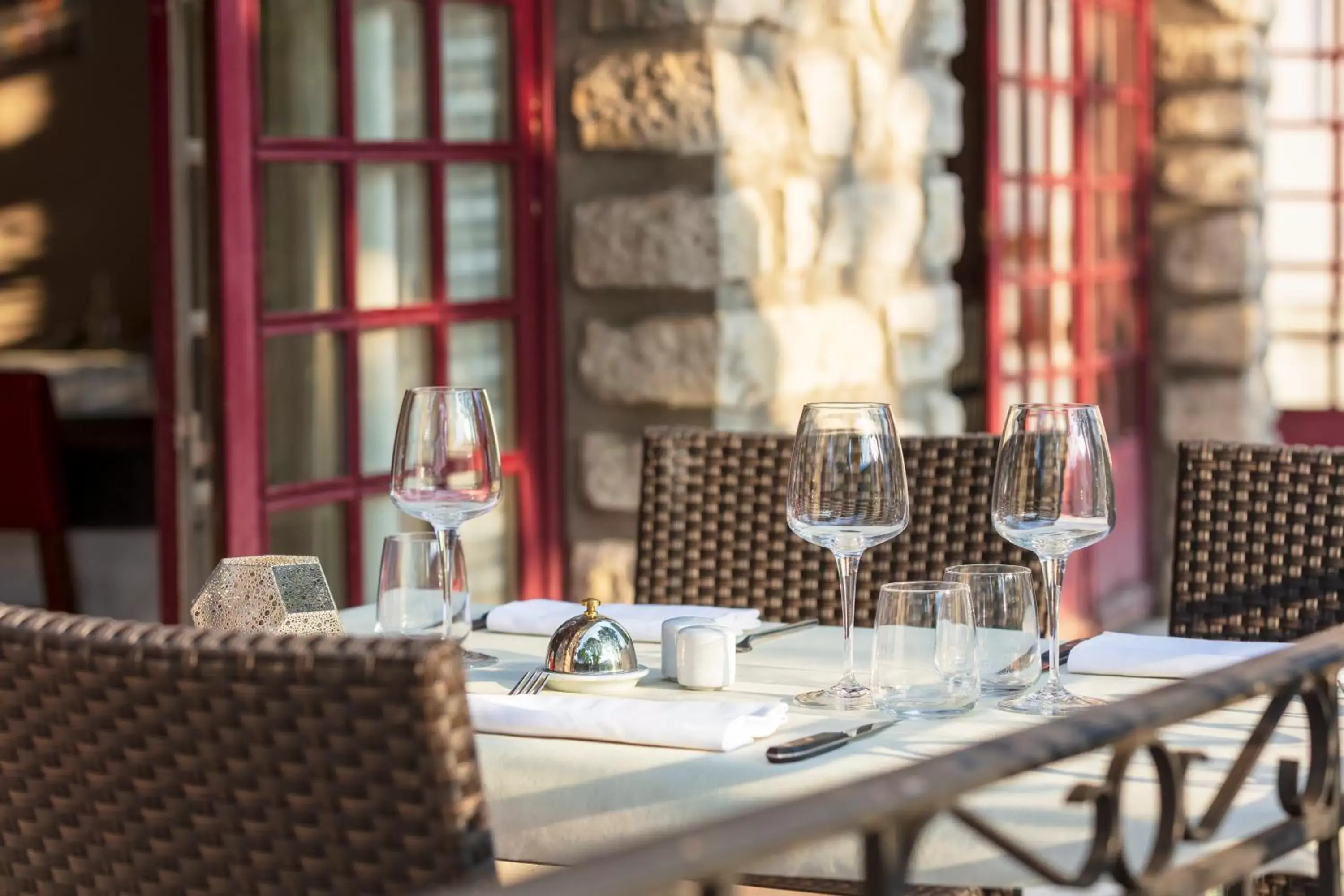 Patio, Restaurant/Places to Eat in Hotel La Chaumière