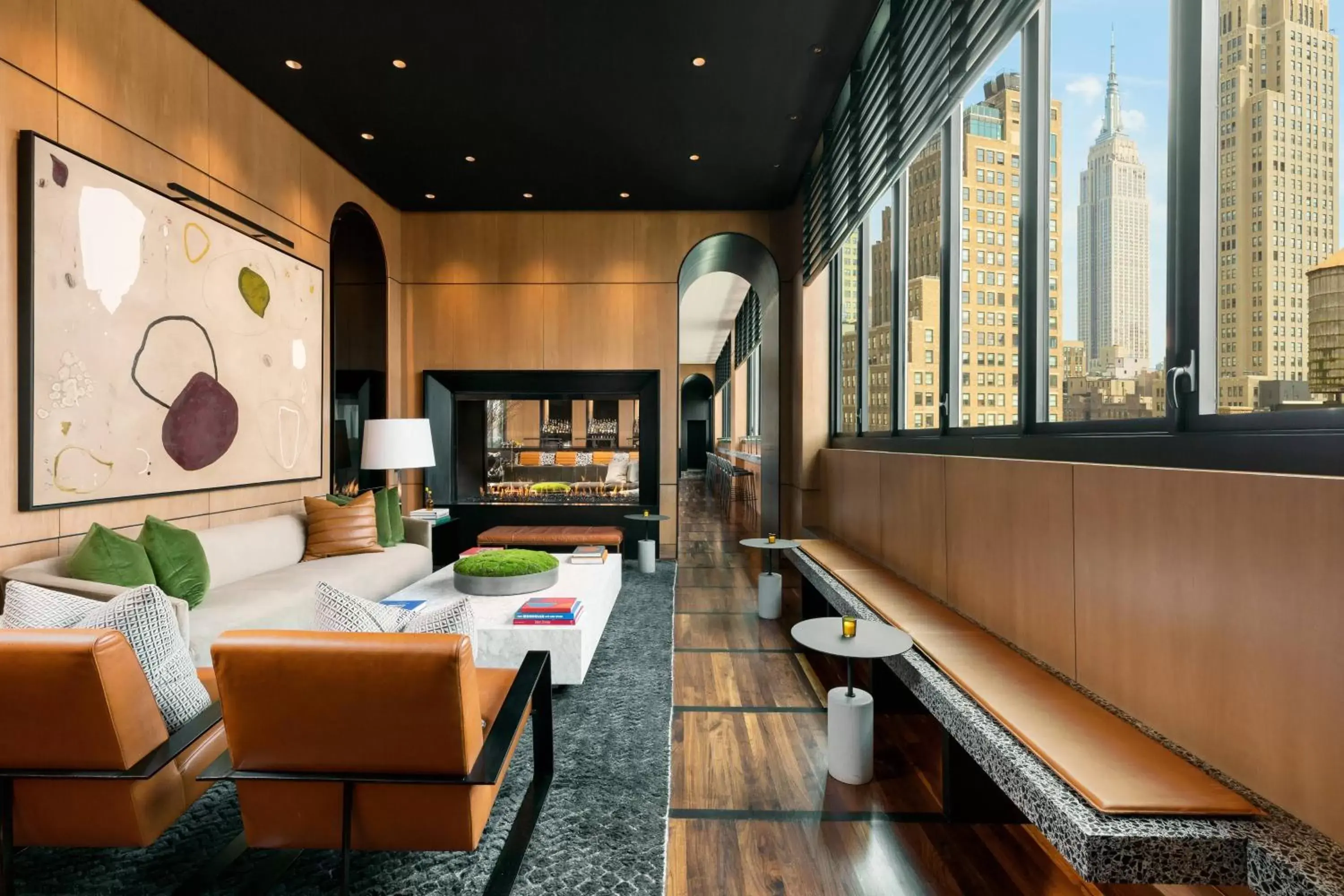 Lounge or bar, Seating Area in AC Hotel by Marriott New York Times Square
