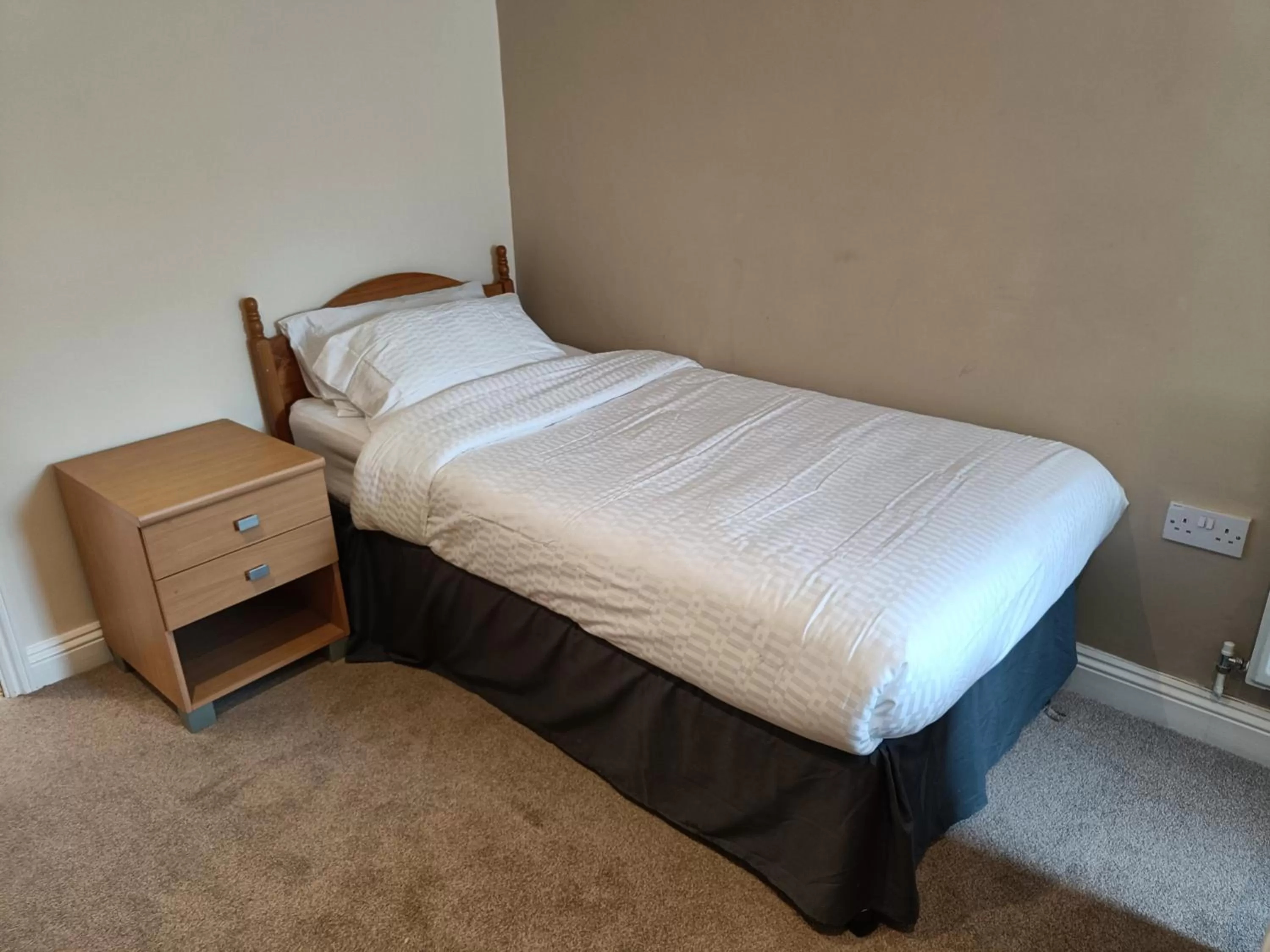 Bed in The Meldon Suite