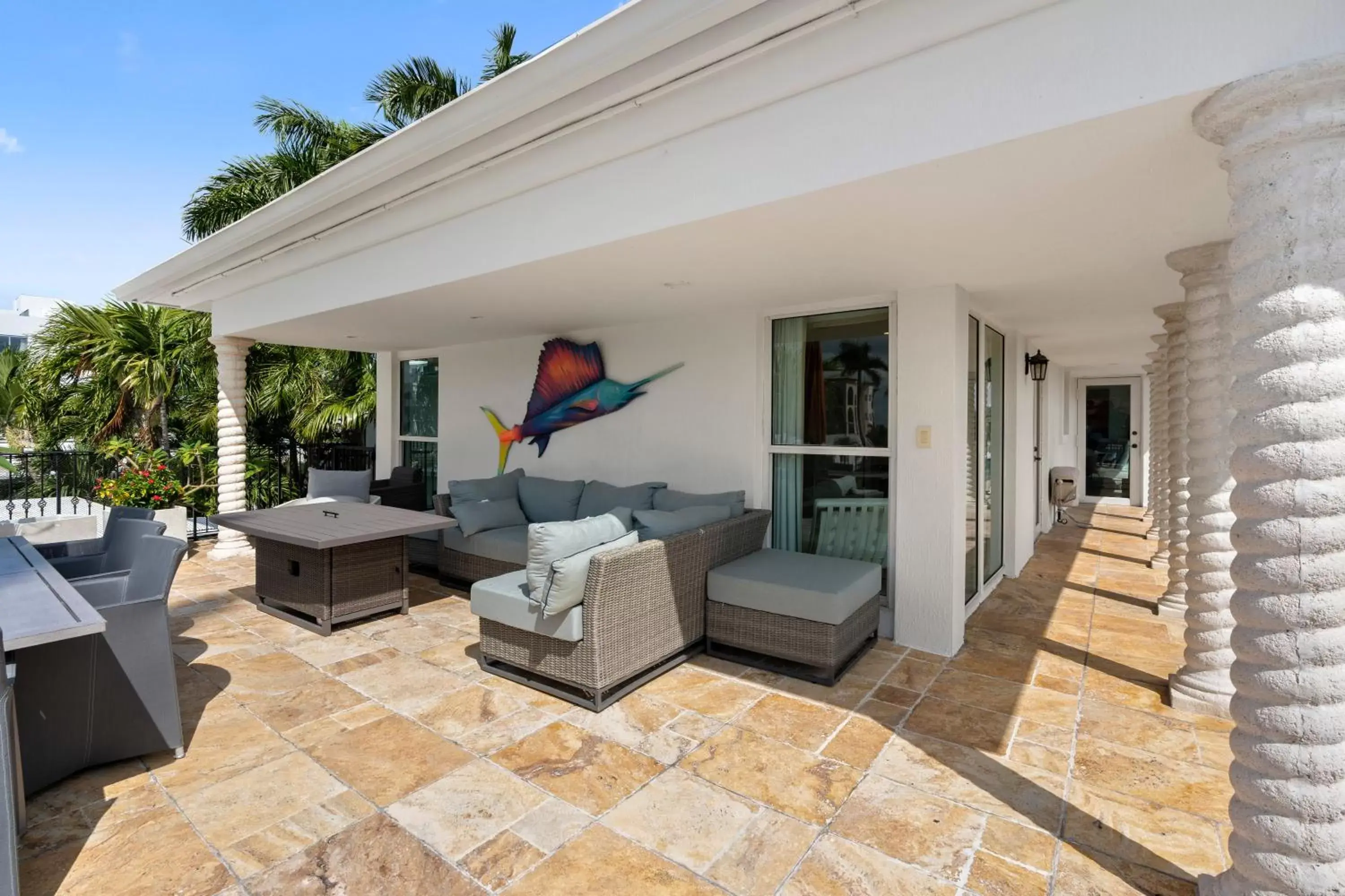 Balcony/Terrace in Isle of Venice Residence and Marina