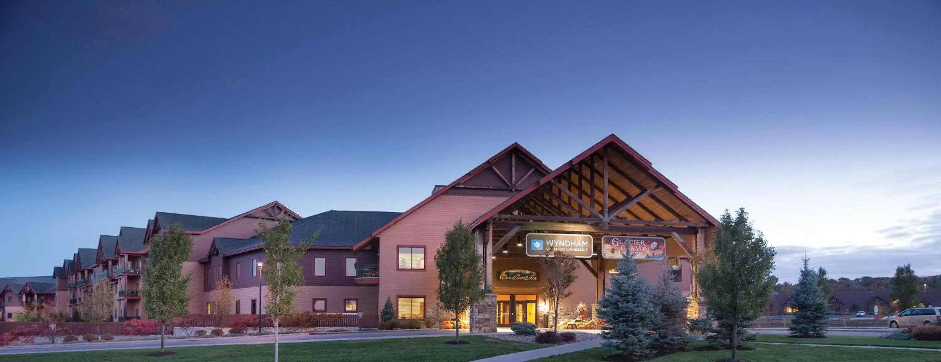 Decorative detail, Property Building in Club Wyndham Glacier Canyon