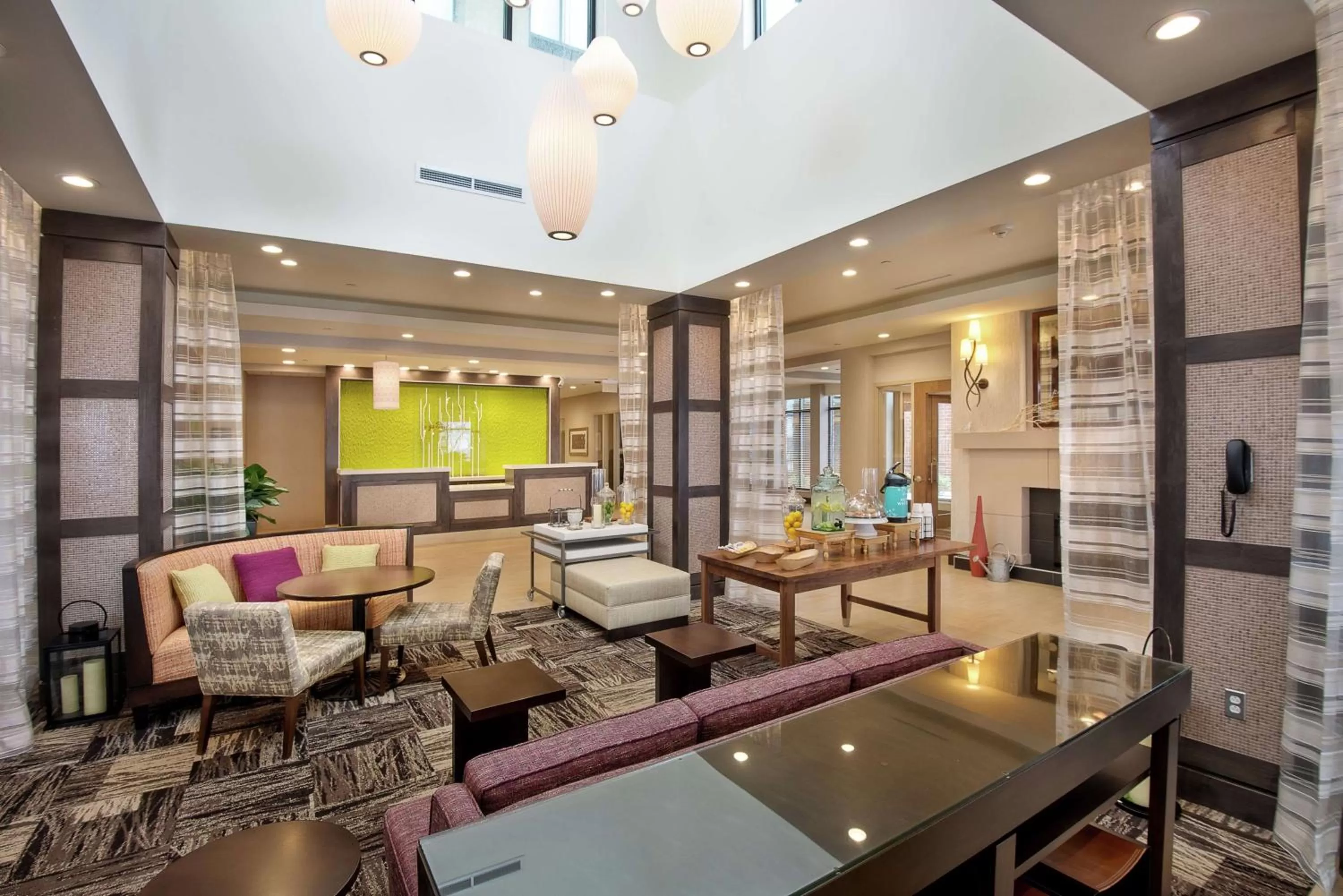 Lobby or reception in Hilton Garden Inn Pittsburgh Airport South-Robinson Mall