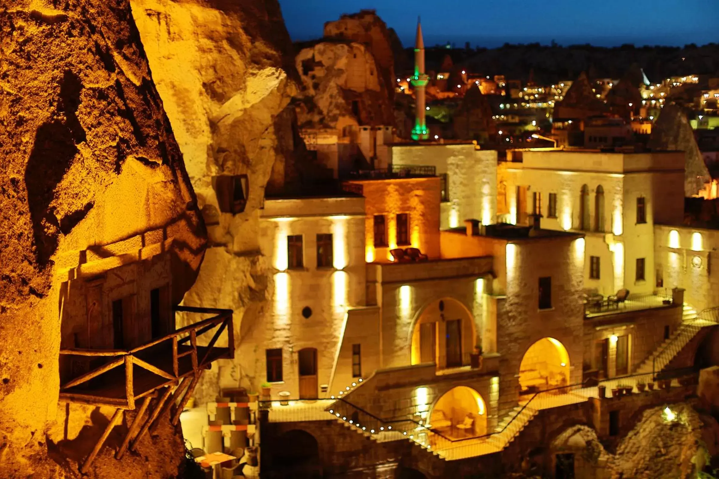 Night, Property Building in Cappadocia Cave Suites