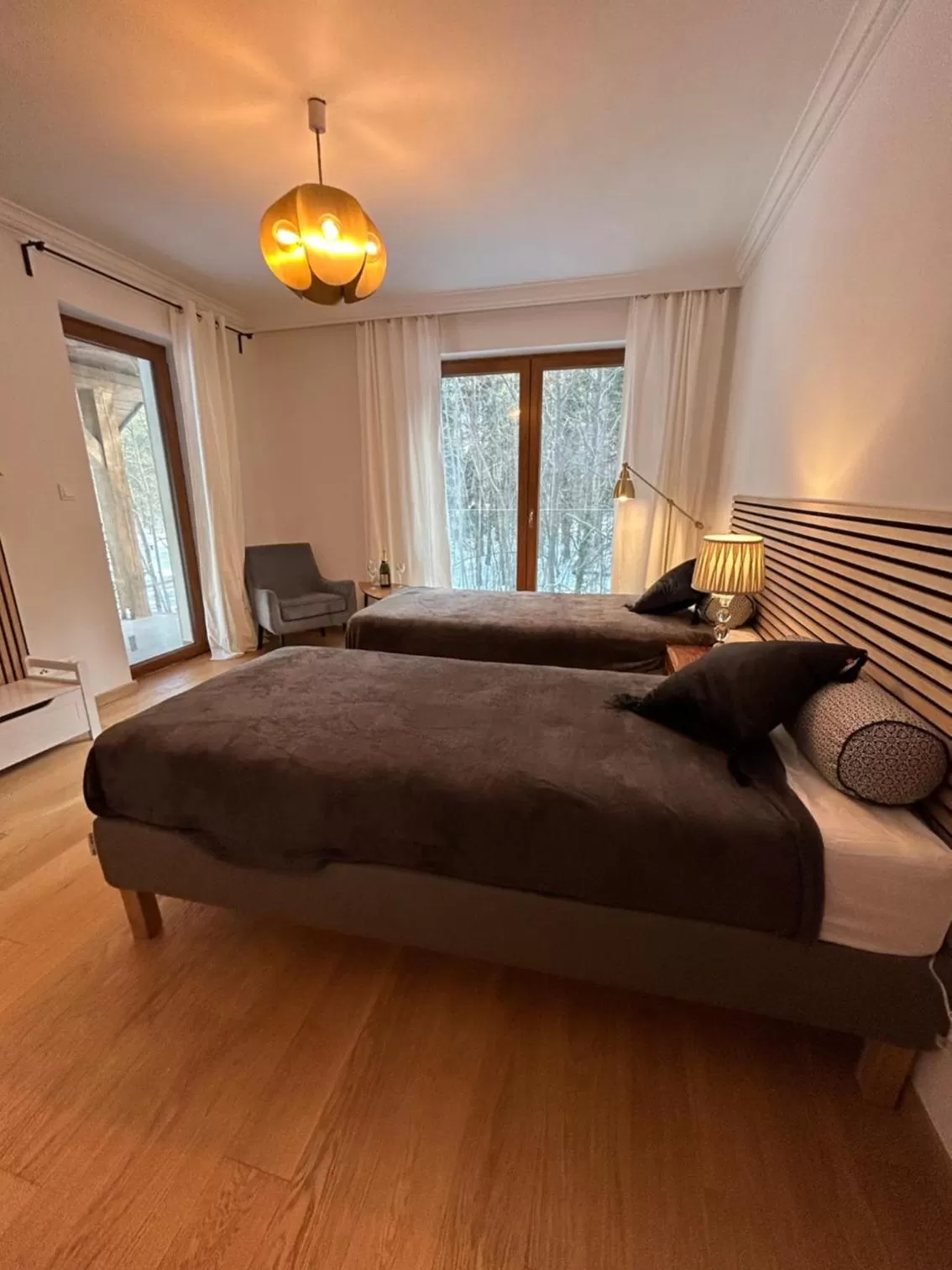 Bed in Leśna Residence & SPA