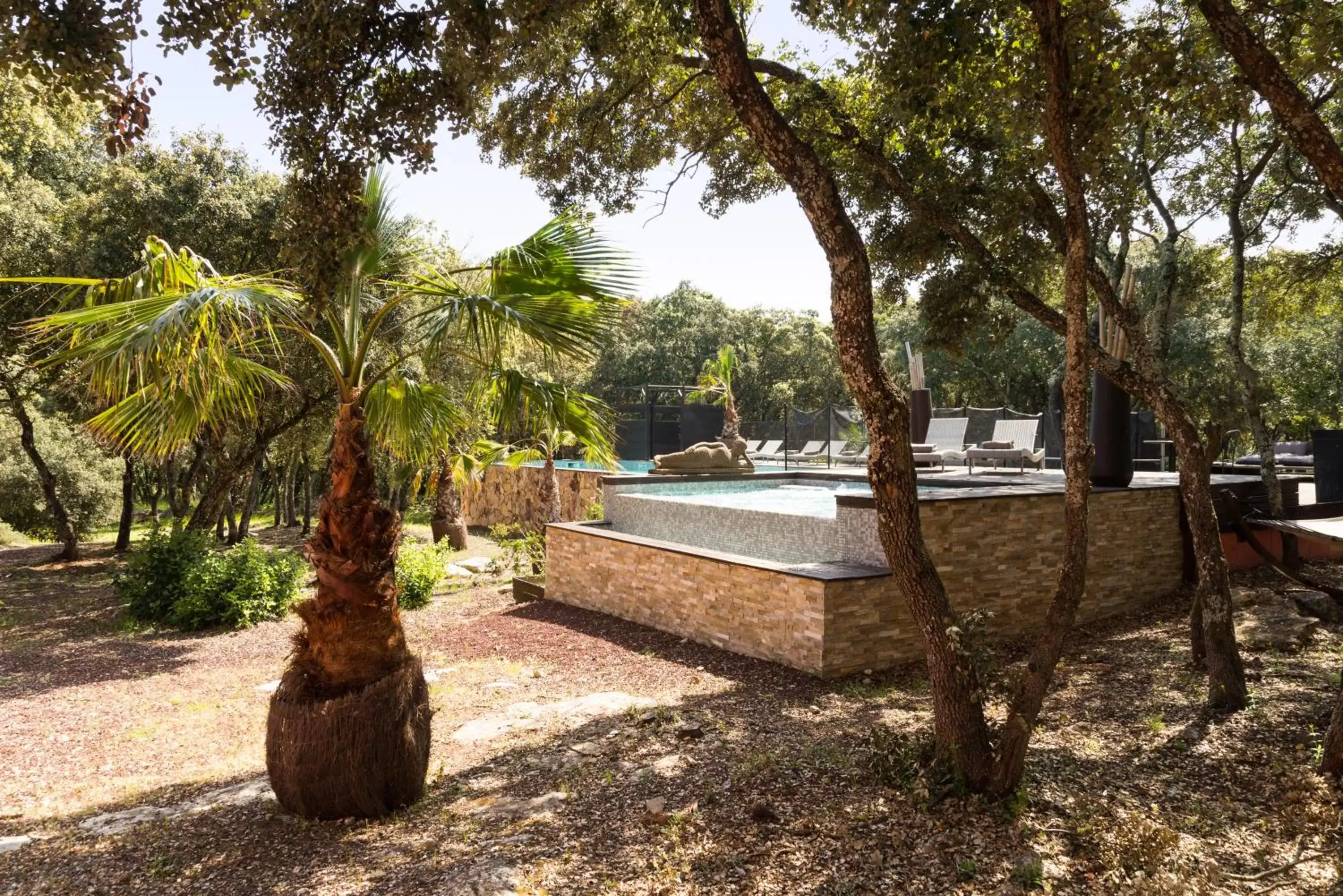 Garden, Swimming Pool in Hôtel Disini Montpellier Est, The Originals Relais (Relais du Silence)