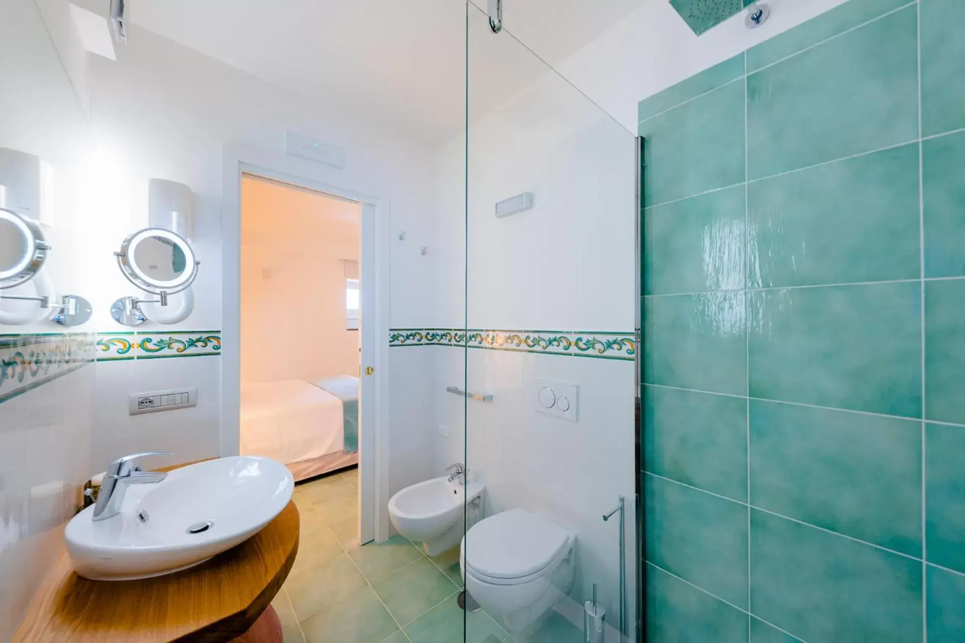 Bathroom in BeB Palazzo Mancini