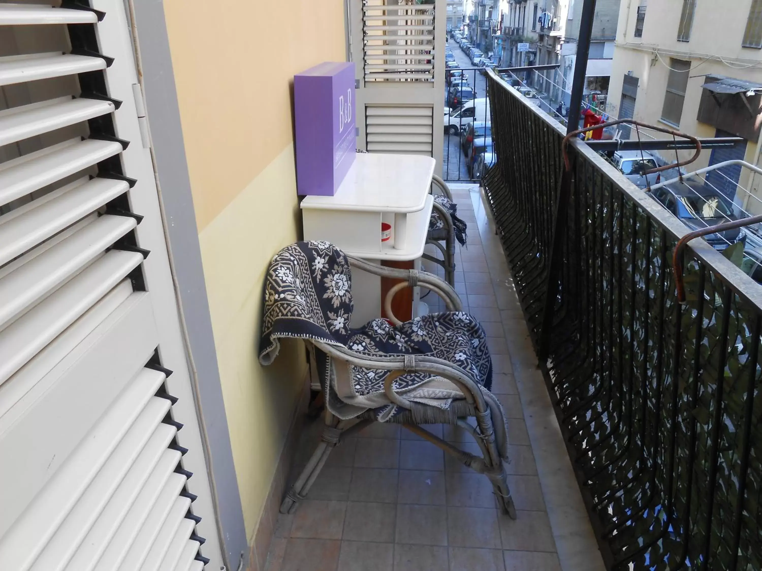 Balcony/Terrace in B&B Appartamenti Napoli
