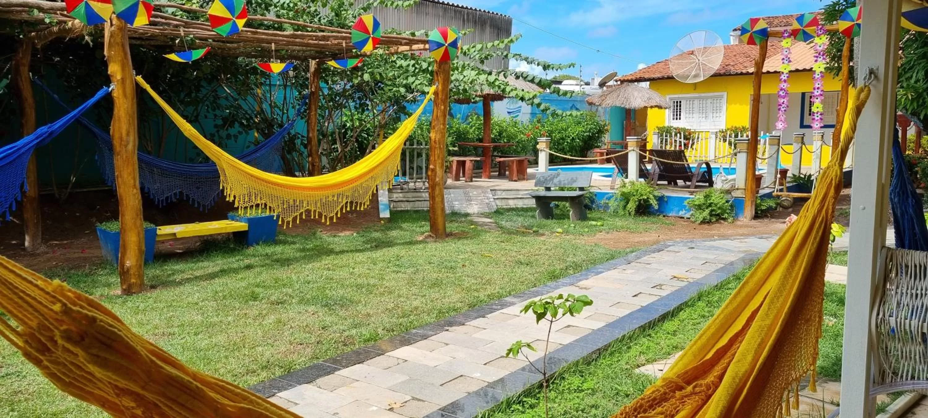 Garden view in Ecomar Pousada