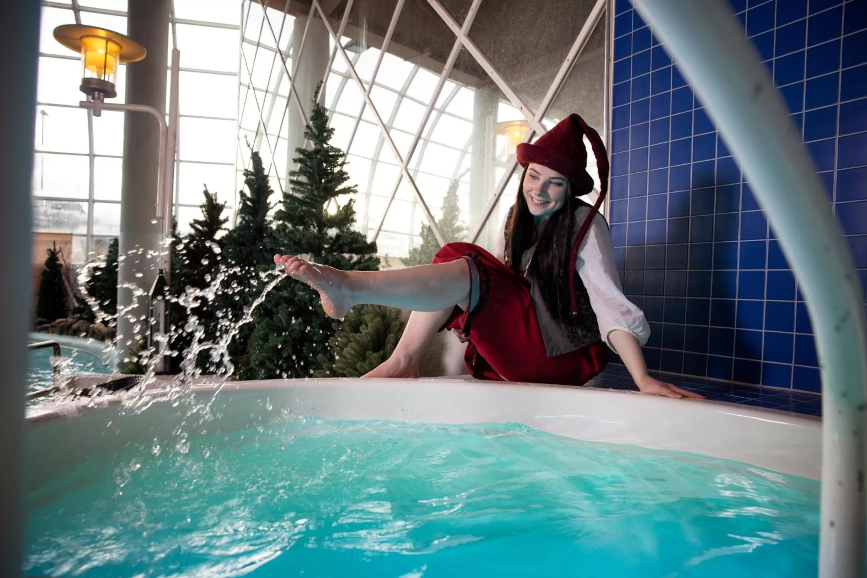 Public Bath in Santa's Resort & Spa Hotel Sani