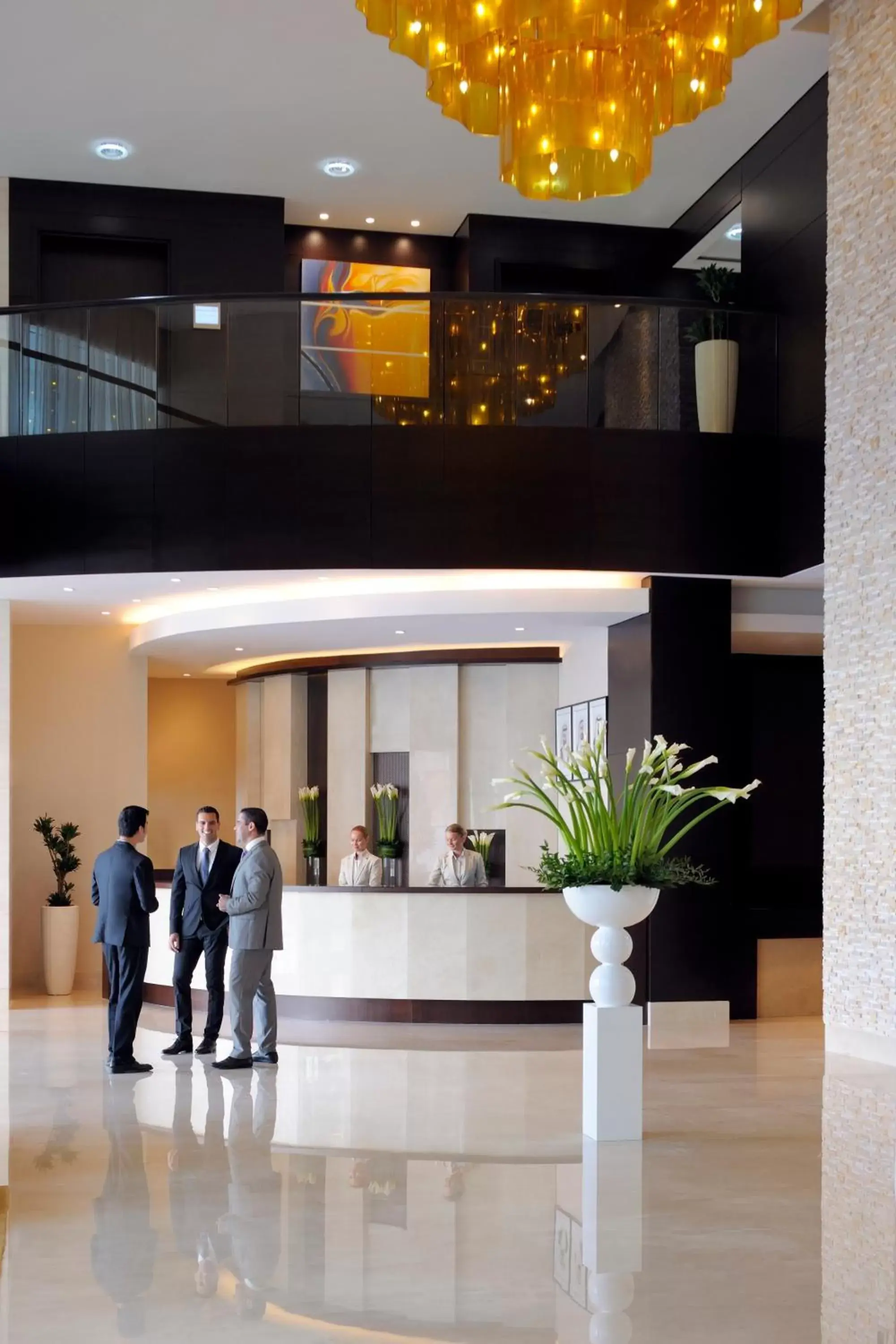 Lobby or reception, Lobby/Reception in Mövenpick Hotel Jumeirah Lakes Towers Dubai
