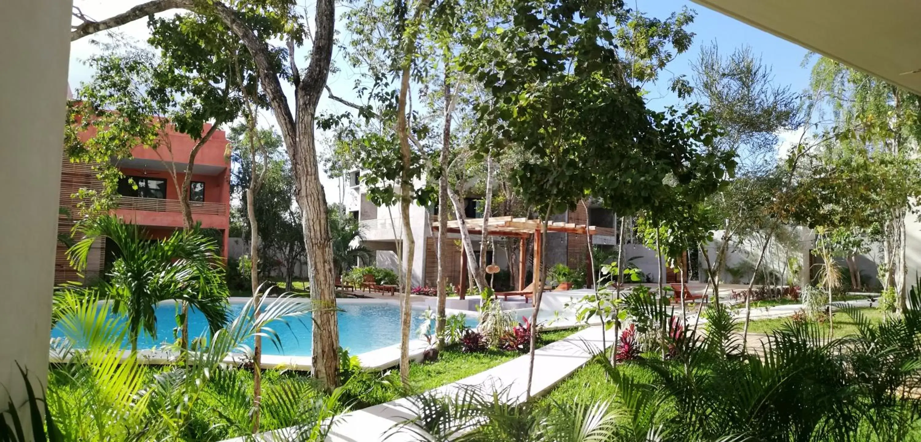 Property building, Swimming Pool in Hotel Panacea Tulum