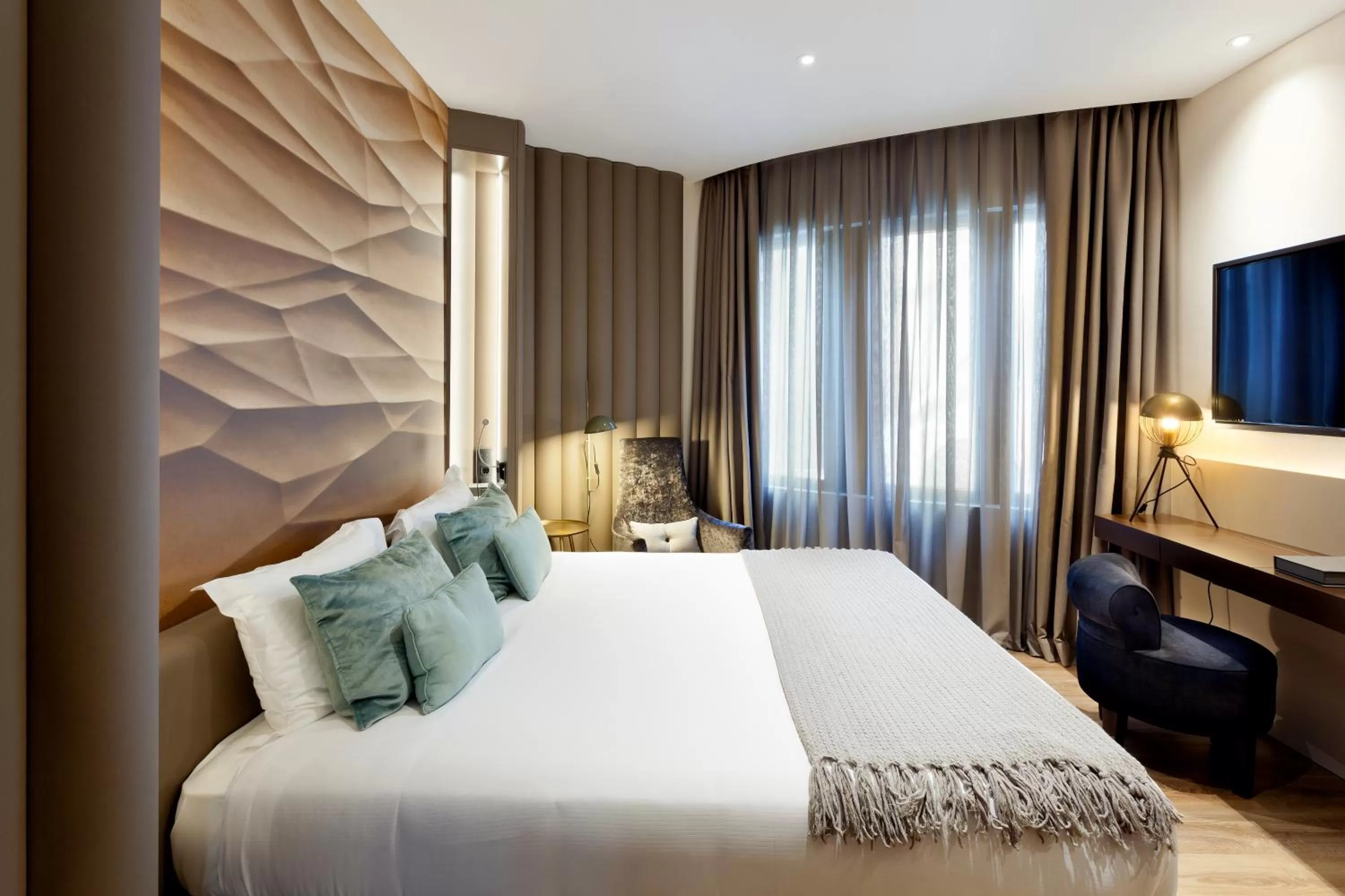 Bed in Hotel Condes de Barcelona