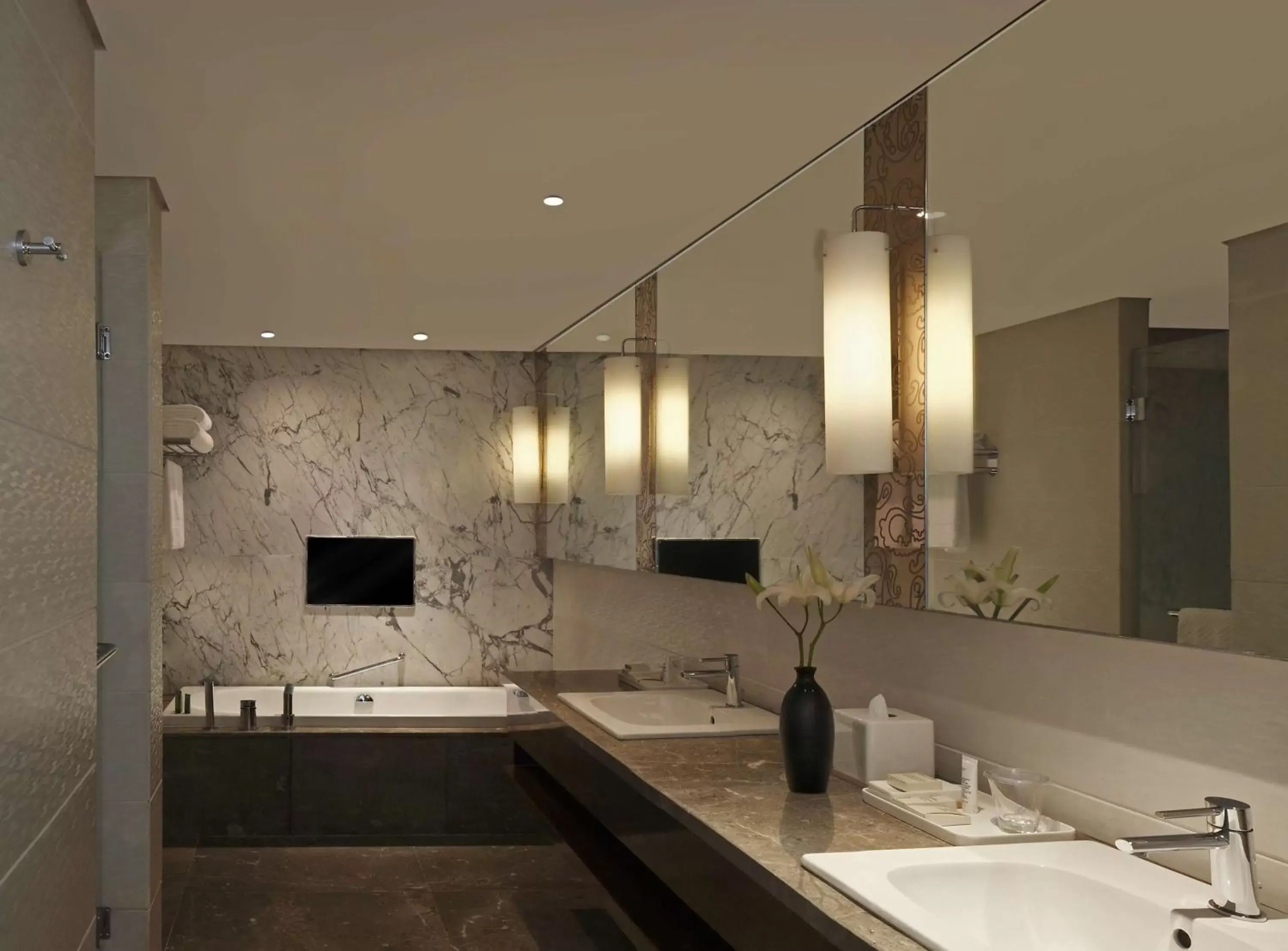 Bathroom in Hilton Chennai Bathroom in Hilton Chennai