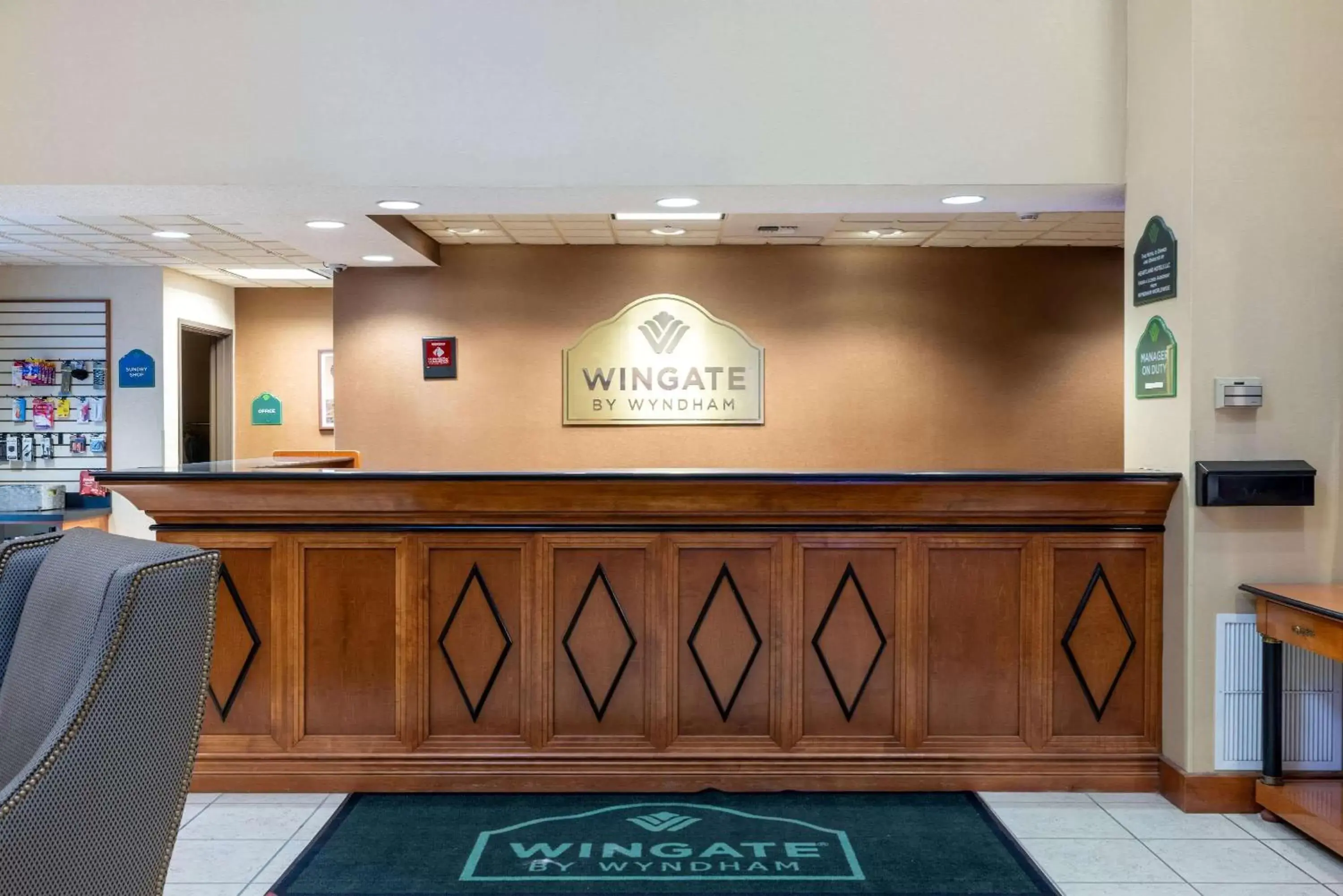 Lobby or reception, Lobby/Reception in Wingate by Wyndham Gillette near CAM-PLEX