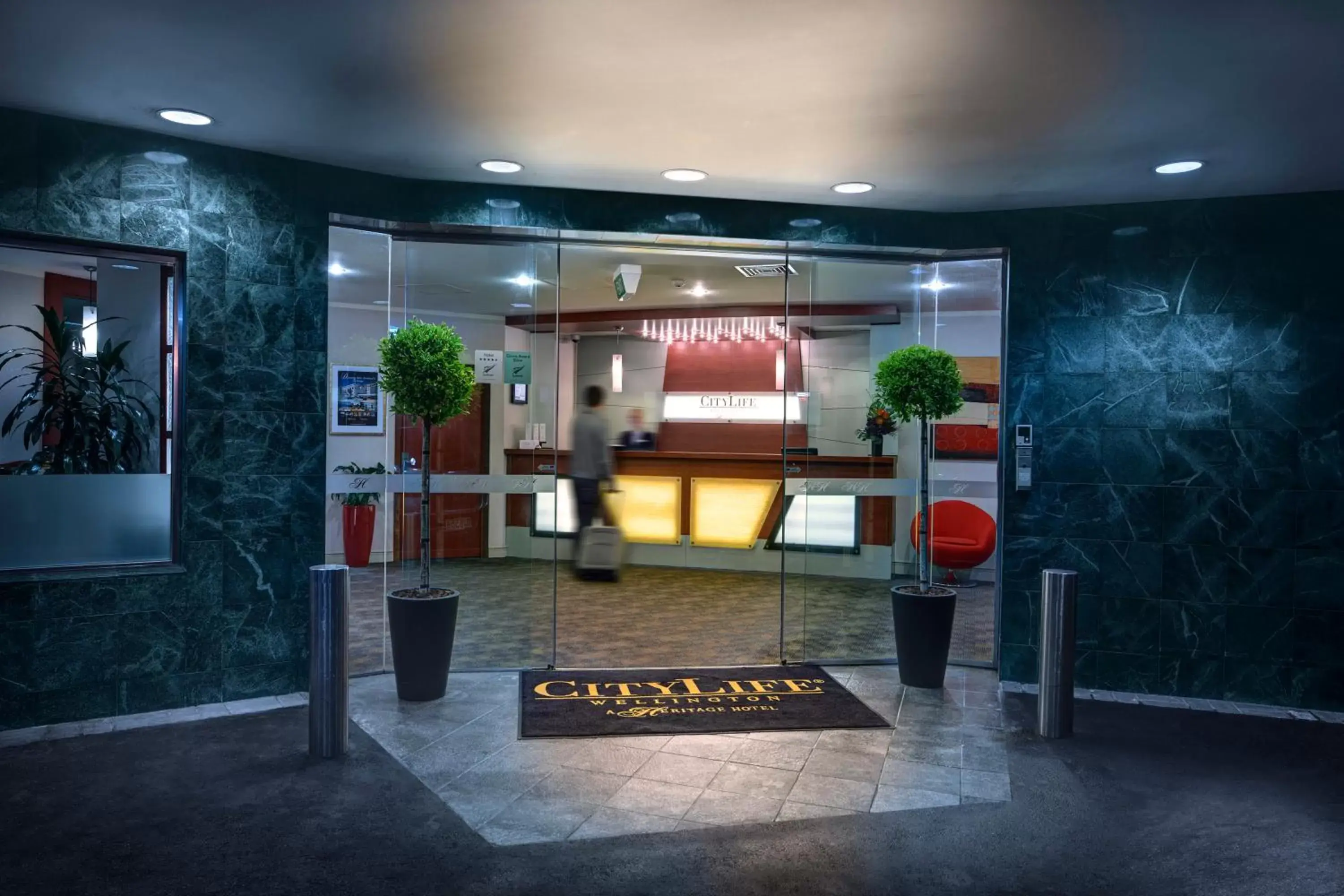 Lobby or reception in CityLife Wellington